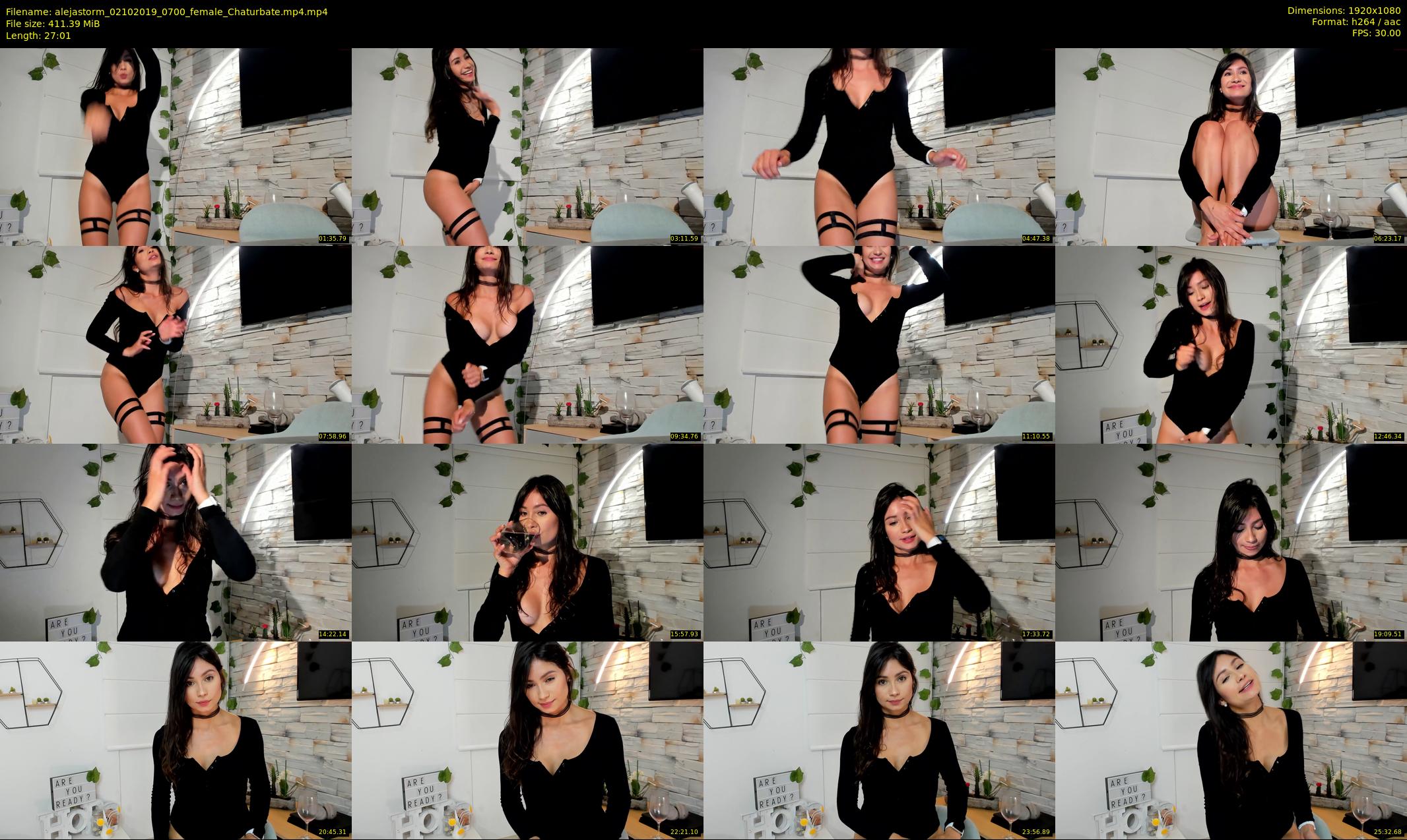 alejastorm — 28 minute Chaturbate female cam show recording, 1080p, Oct 2, 2019