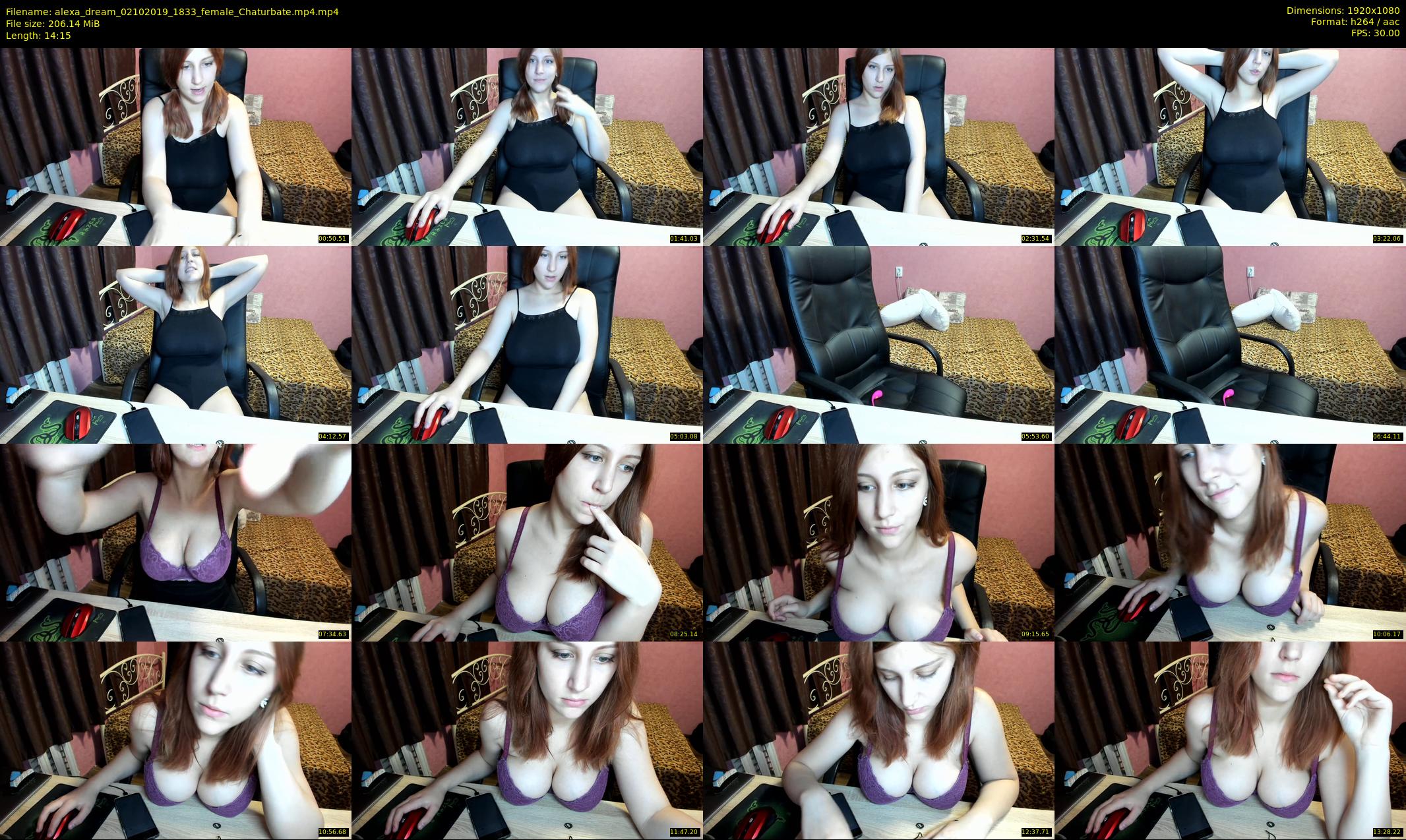 alexa_dream — 15 minute Chaturbate female cam show recording, 1080p, Oct 2, 2019
