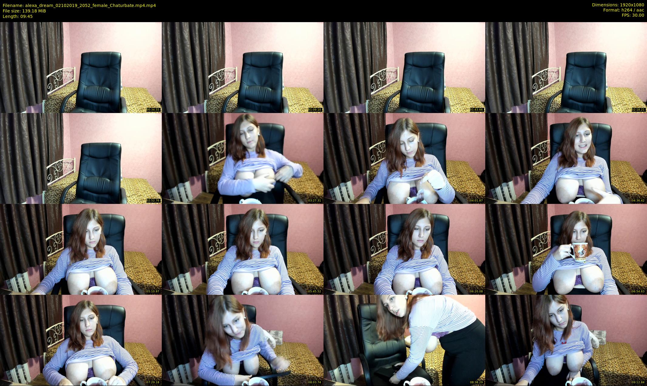 alexa_dream — 10 minute Chaturbate female cam show recording, 1080p, Oct 2, 2019