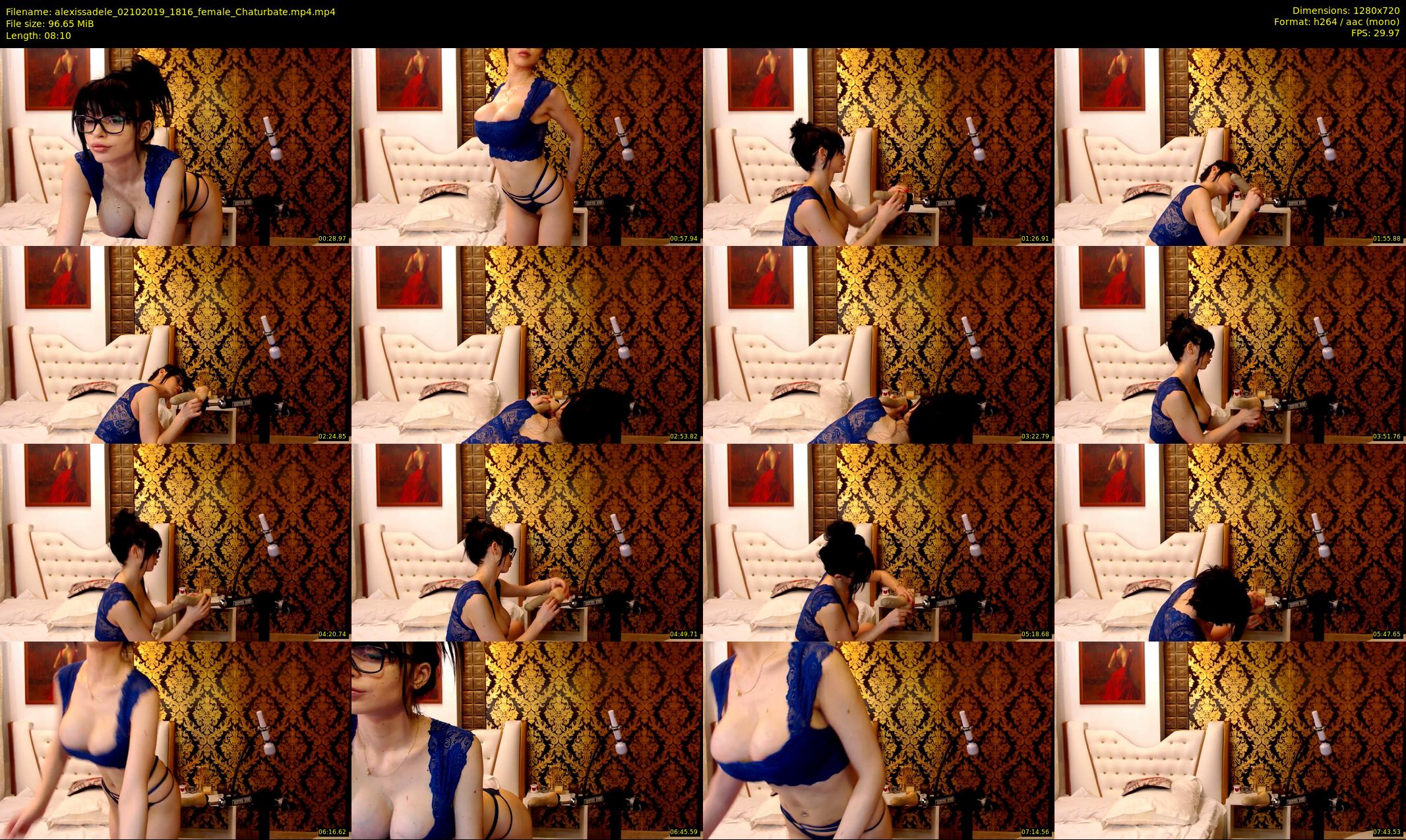 alexissadele — 9 minute Chaturbate female cam show recording, 720p, Oct 2, 2019