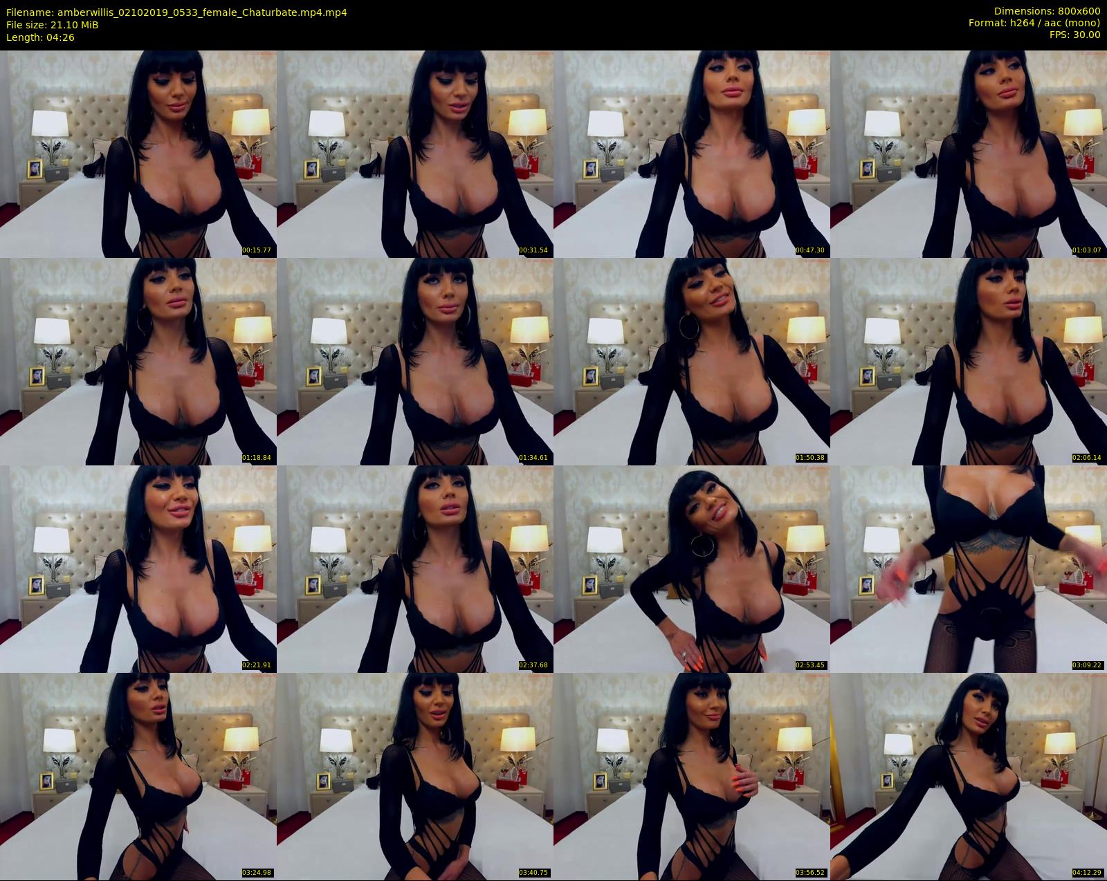 amberwillis — 5 minute Chaturbate female cam show recording, 480p, Oct 2, 2019