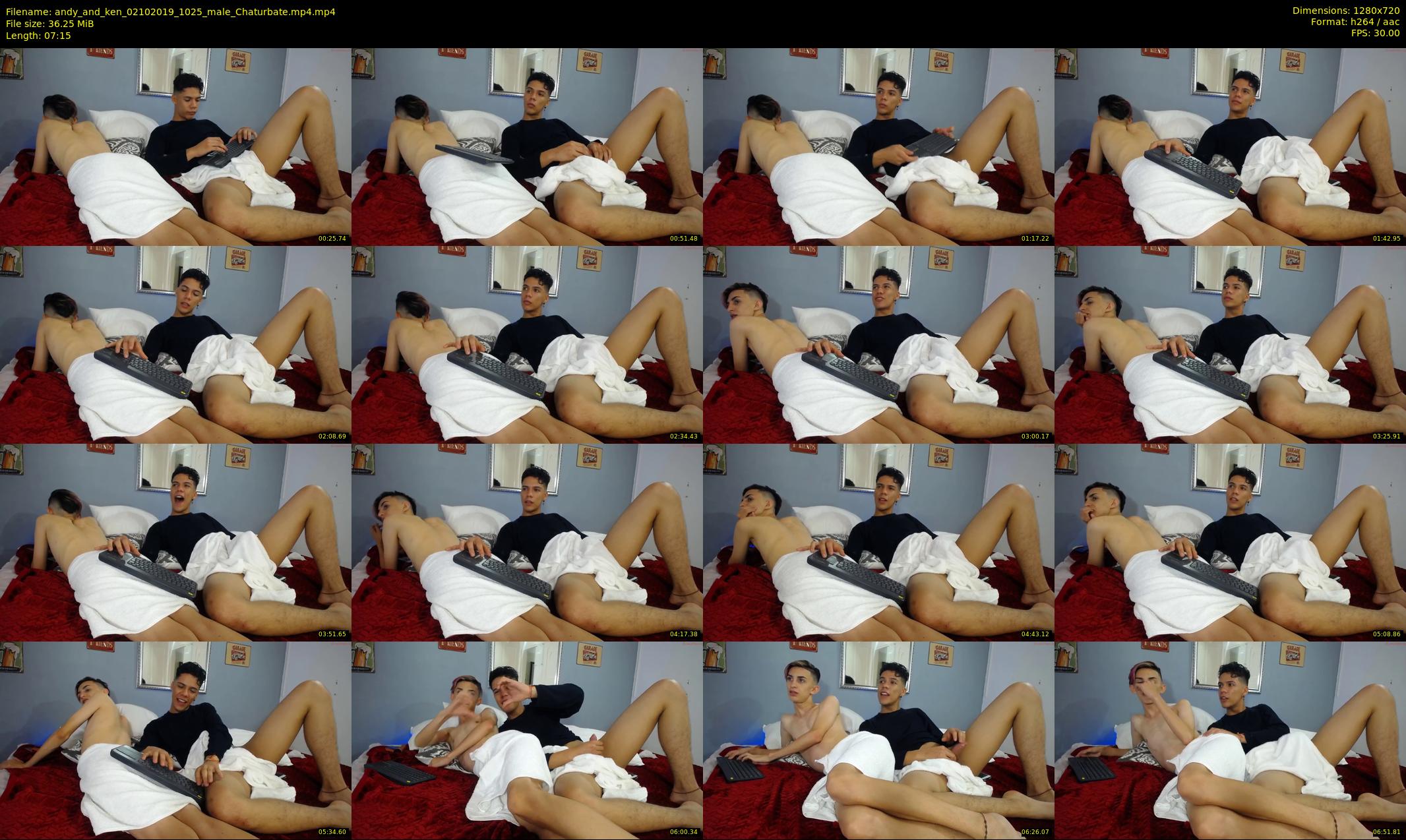 andy_and_ken — 8 minute Chaturbate male cam show recording, 720p, Oct 2, 2019