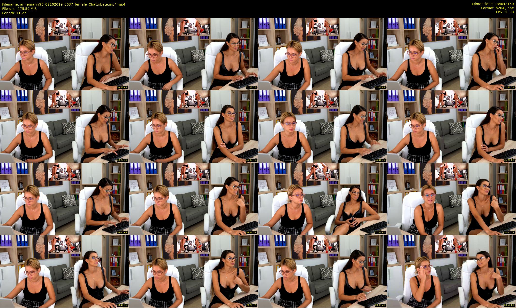 annemarry96 — 12 minute Chaturbate female cam show recording, 4K, Oct 2, 2019