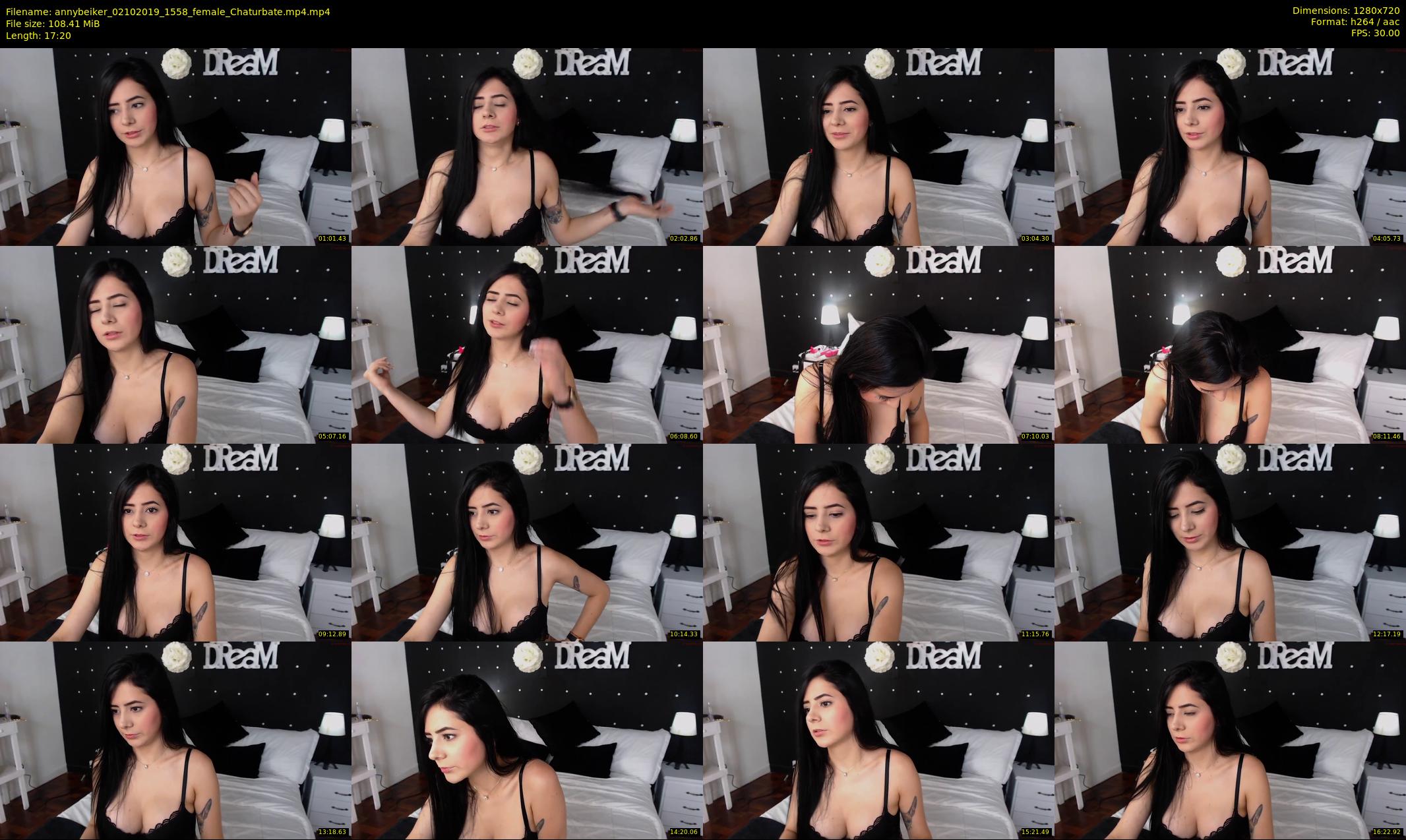 annybeiker — 18 minute Chaturbate female cam show recording, 720p, Oct 2, 2019