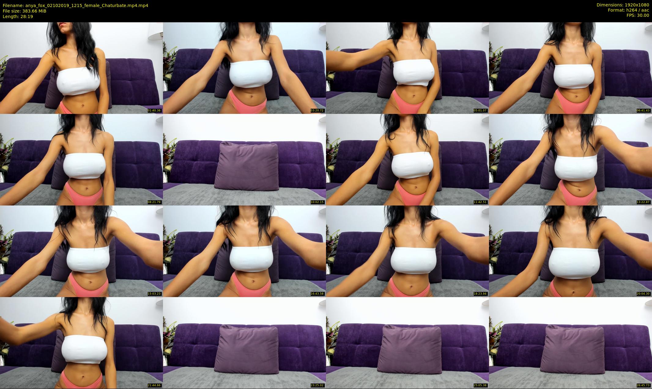 anya_fox — 29 minute Chaturbate female cam show recording, 1080p, Oct 2, 2019