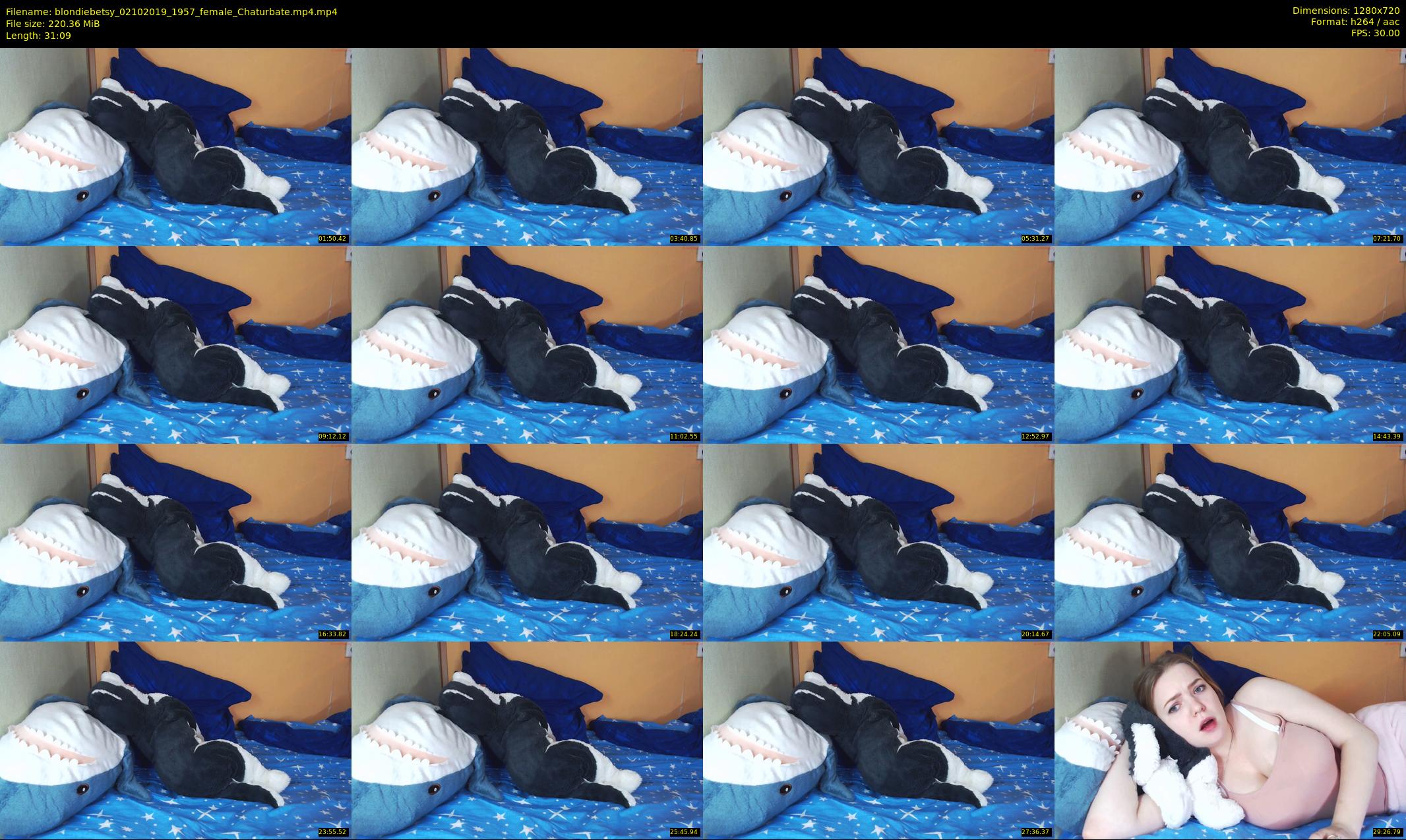 blondiebetsy — 32 minute Chaturbate female cam show recording, 720p, Oct 2, 2019