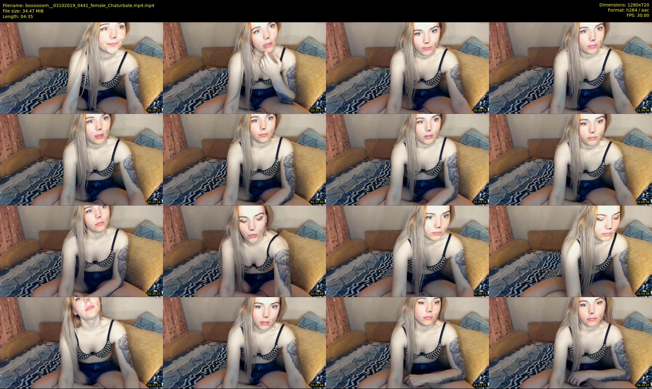 boooooom_ — 5 minute Chaturbate female cam show recording, 720p, Oct 3, 2019