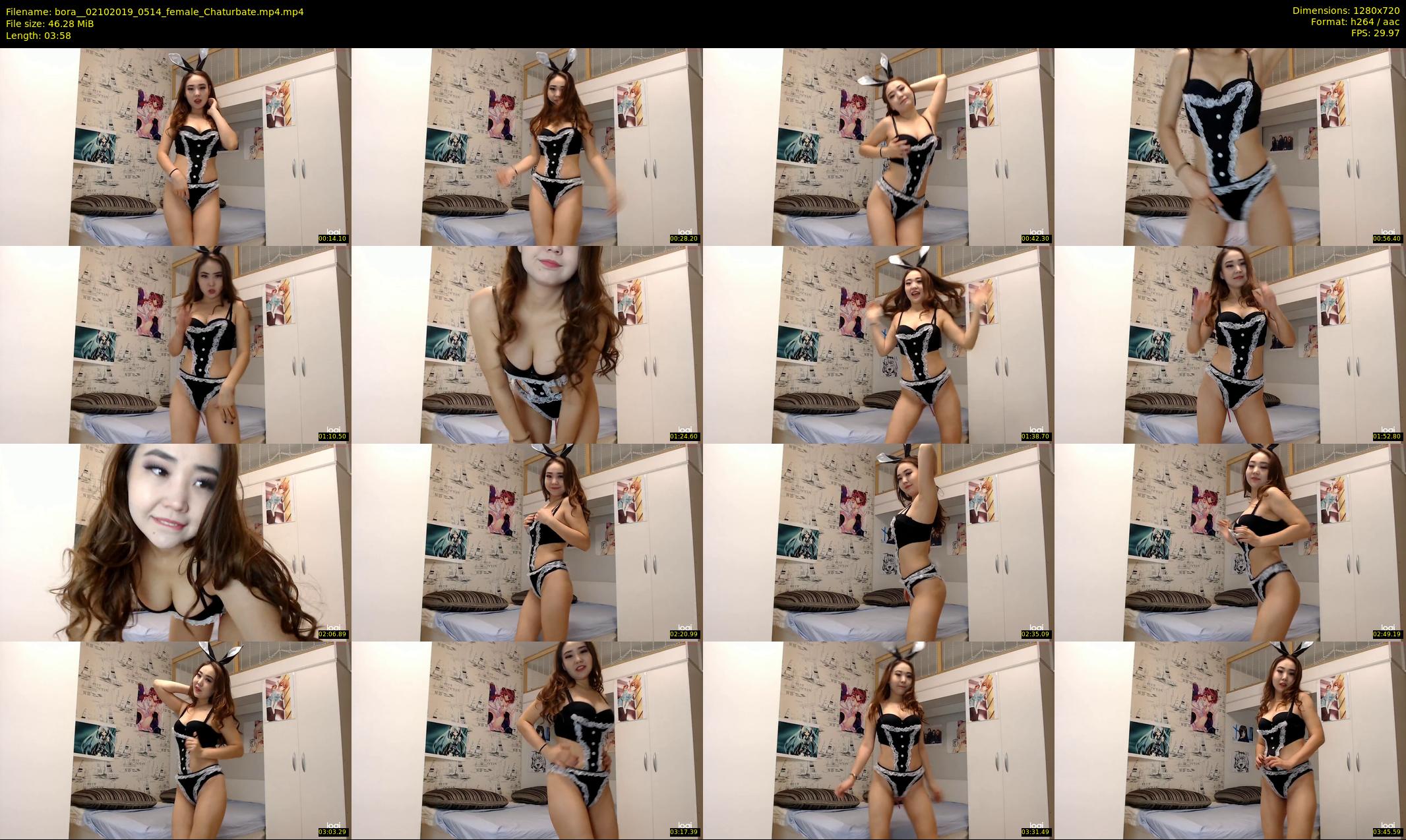 bora_ — 4 minute Chaturbate female cam show recording, 720p, Oct 2, 2019