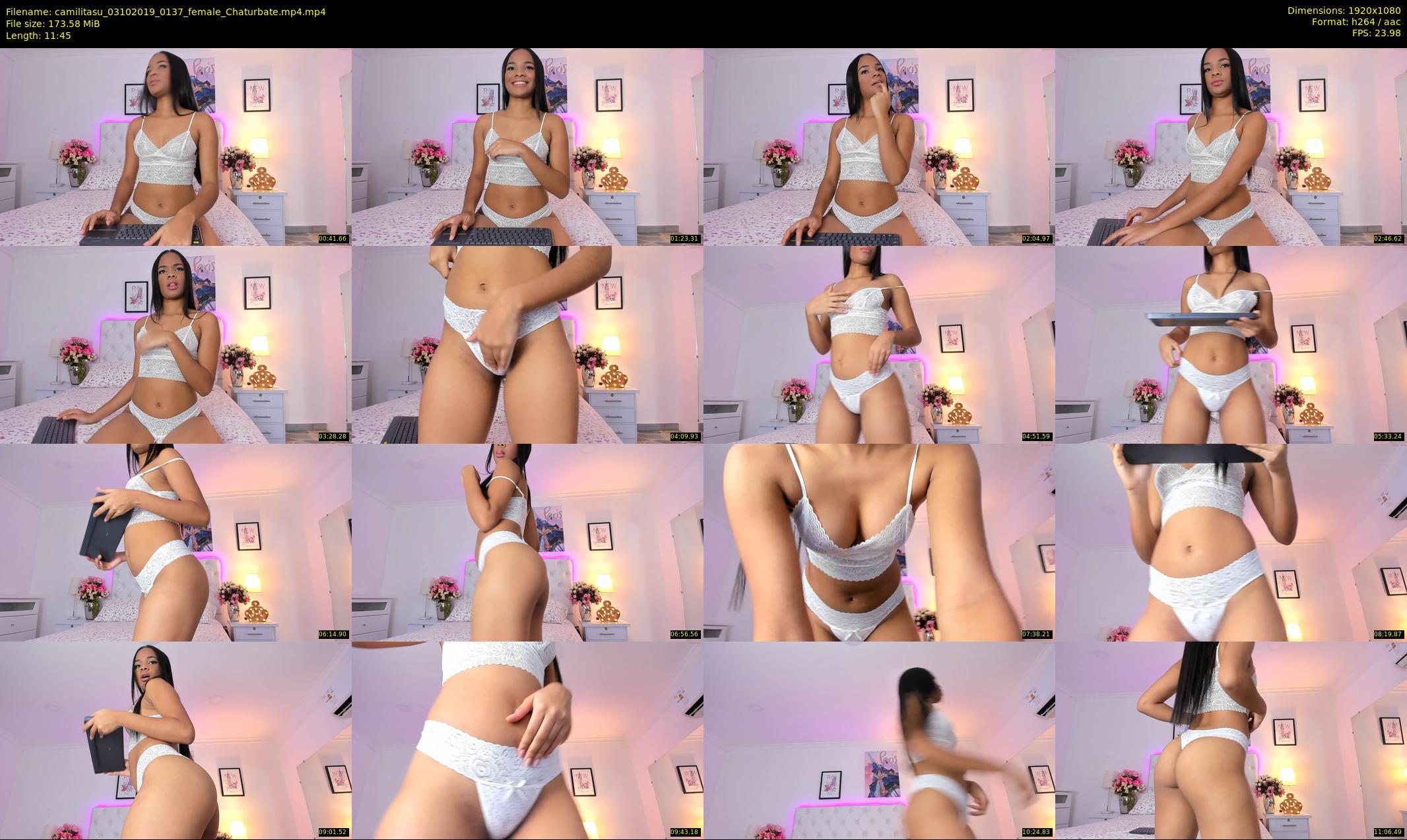 camilitasu — 12 minute Chaturbate female cam show recording, 1080p, Oct 3, 2019