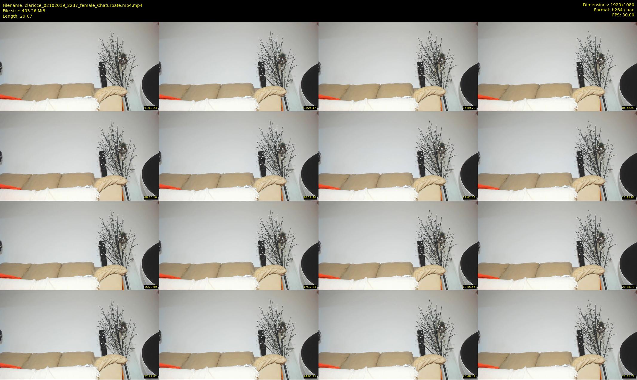 claricce — 30 minute Chaturbate female cam show recording, 1080p, Oct 2, 2019