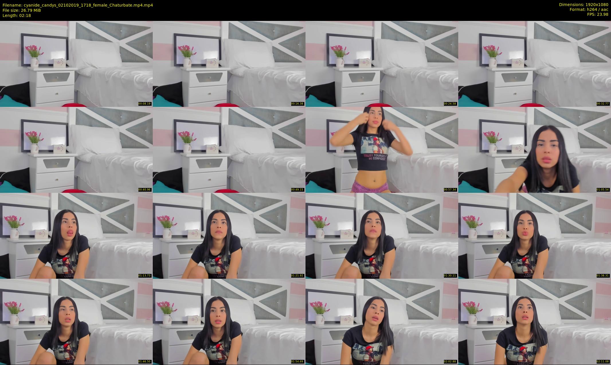 cyanide_candys — 3 minute Chaturbate female cam show recording, 1080p, Oct 2, 2019