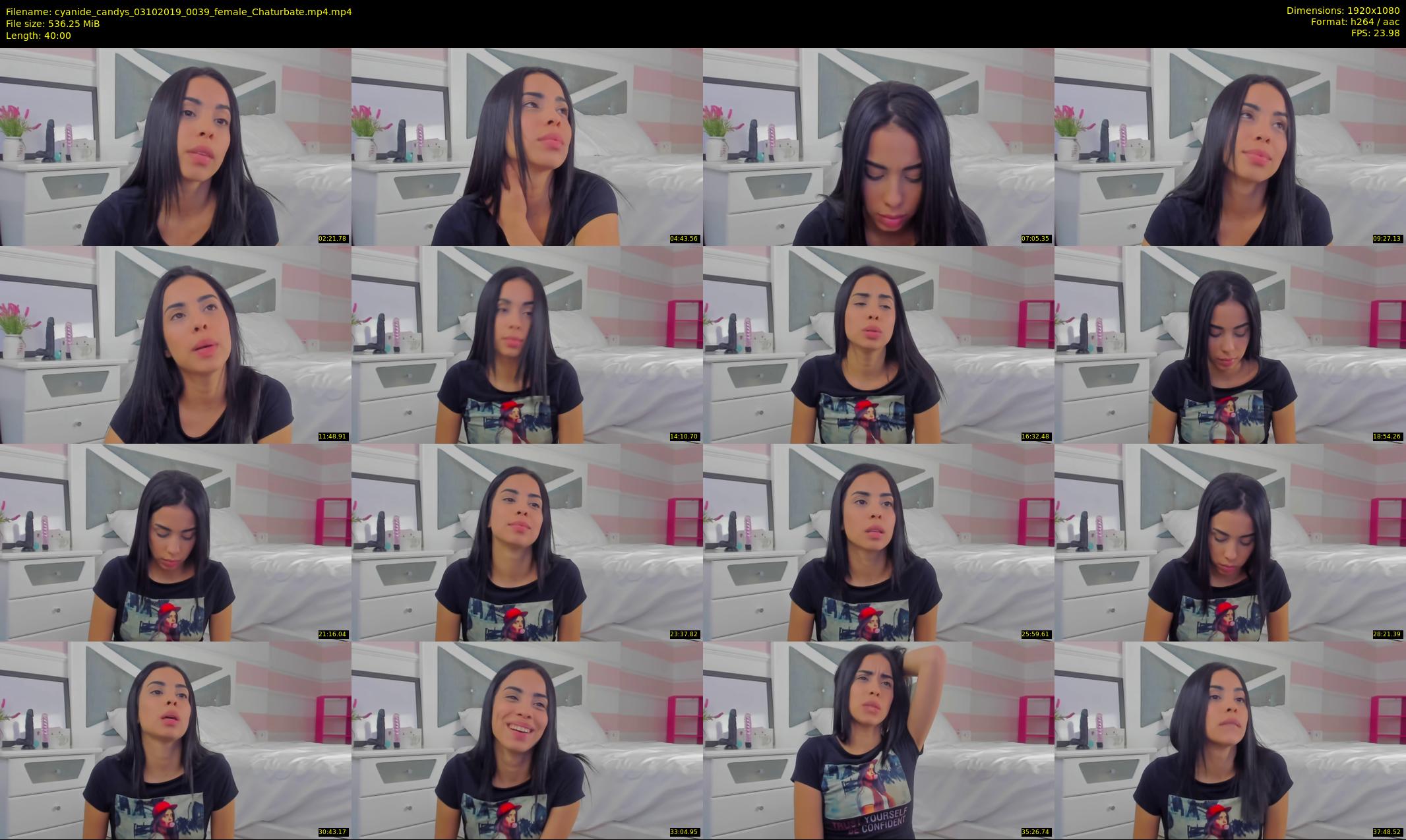 cyanide_candys — 40 minute Chaturbate female cam show recording, 1080p, Oct 3, 2019