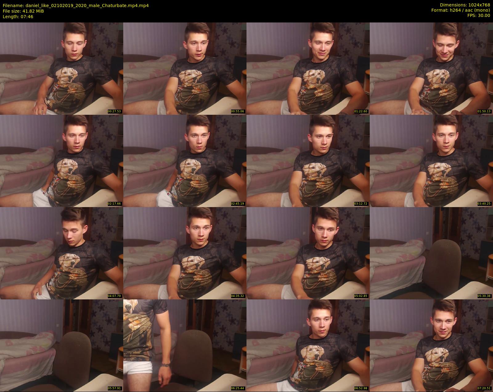 daniel_like — 8 minute Chaturbate male cam show recording, 720p, Oct 2, 2019