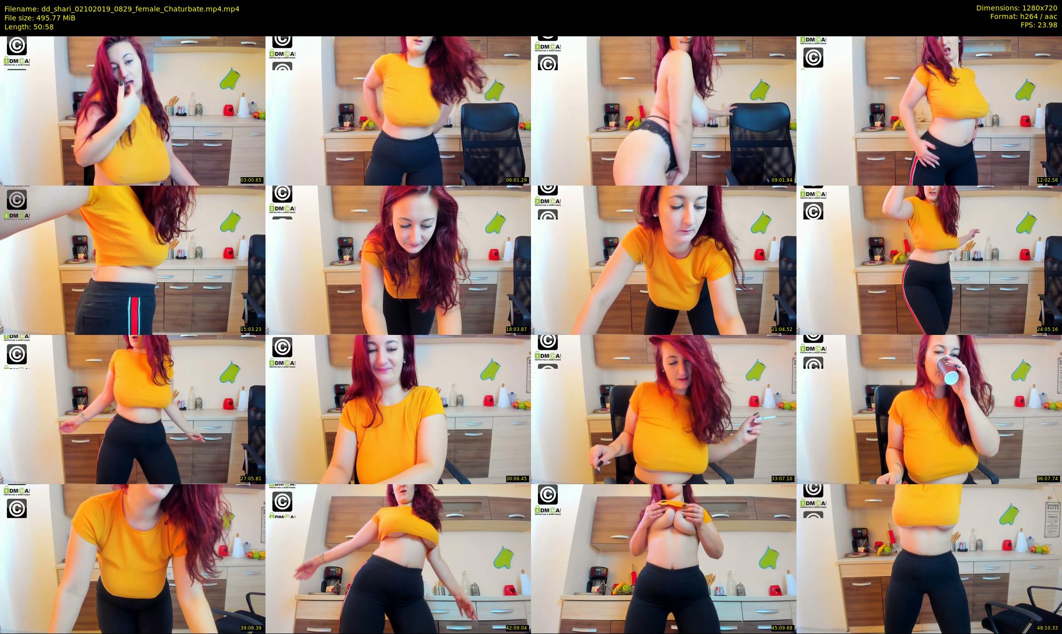 dd_shari — 51 minute Chaturbate female cam show recording, 720p, Oct 2, 2019