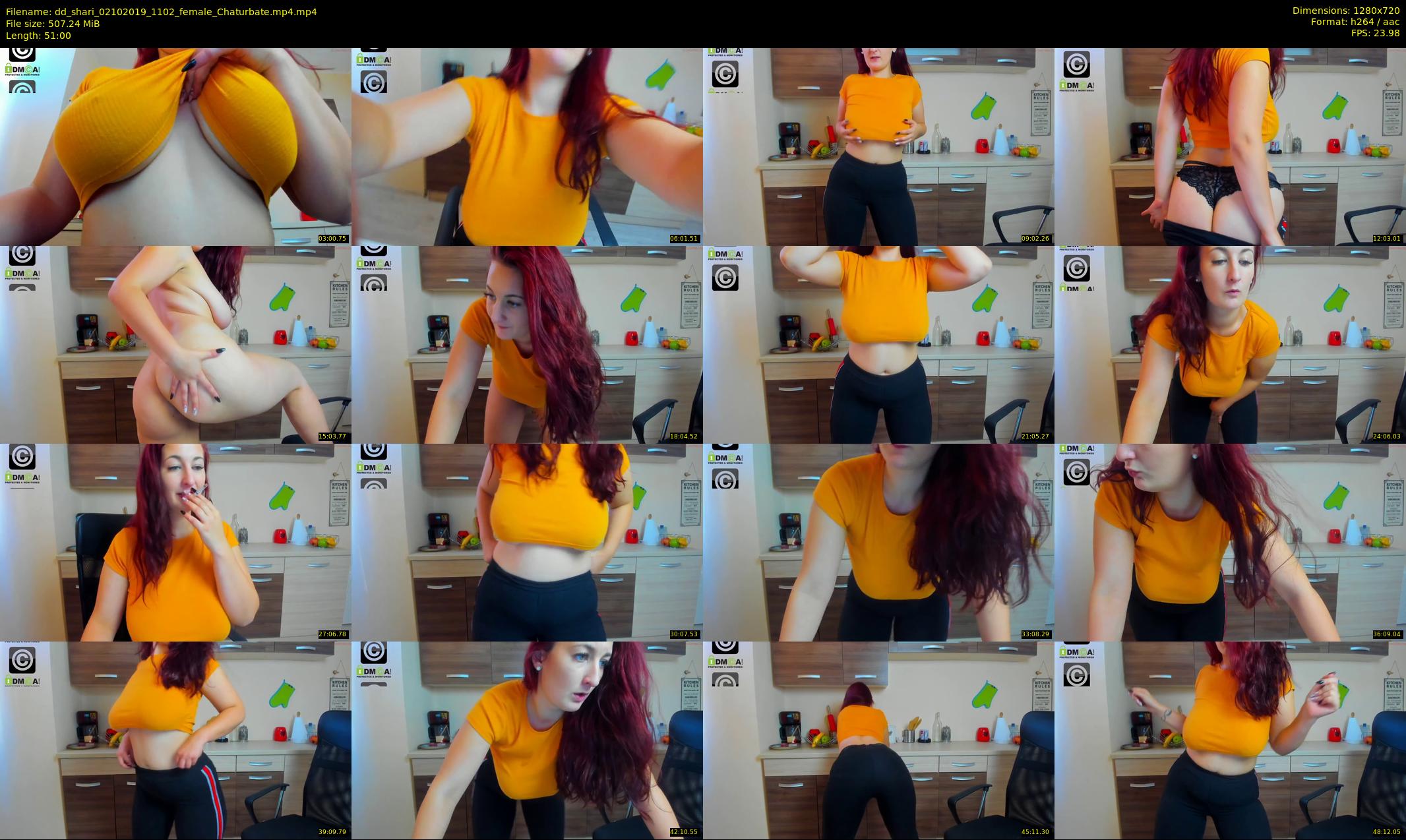 dd_shari — 51 minute Chaturbate female cam show recording, 720p, Oct 2, 2019