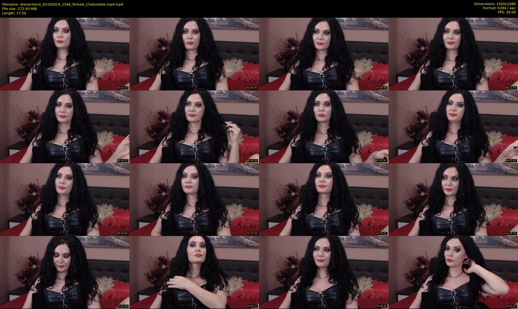 dianacharm — 18 minute Chaturbate female cam show recording, 1080p, Oct 2, 2019