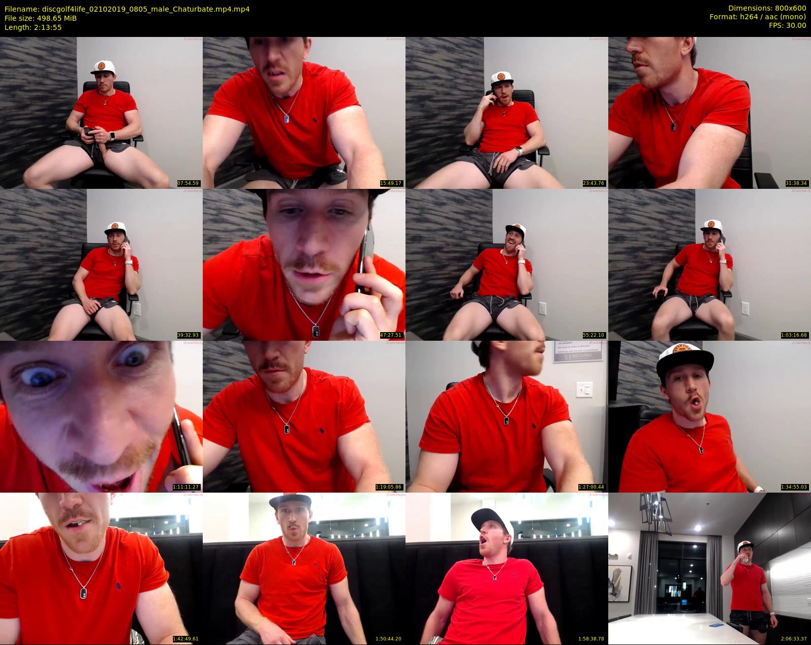 discgolf4life — 134 minute Chaturbate male cam show recording, 480p, Oct 2, 2019