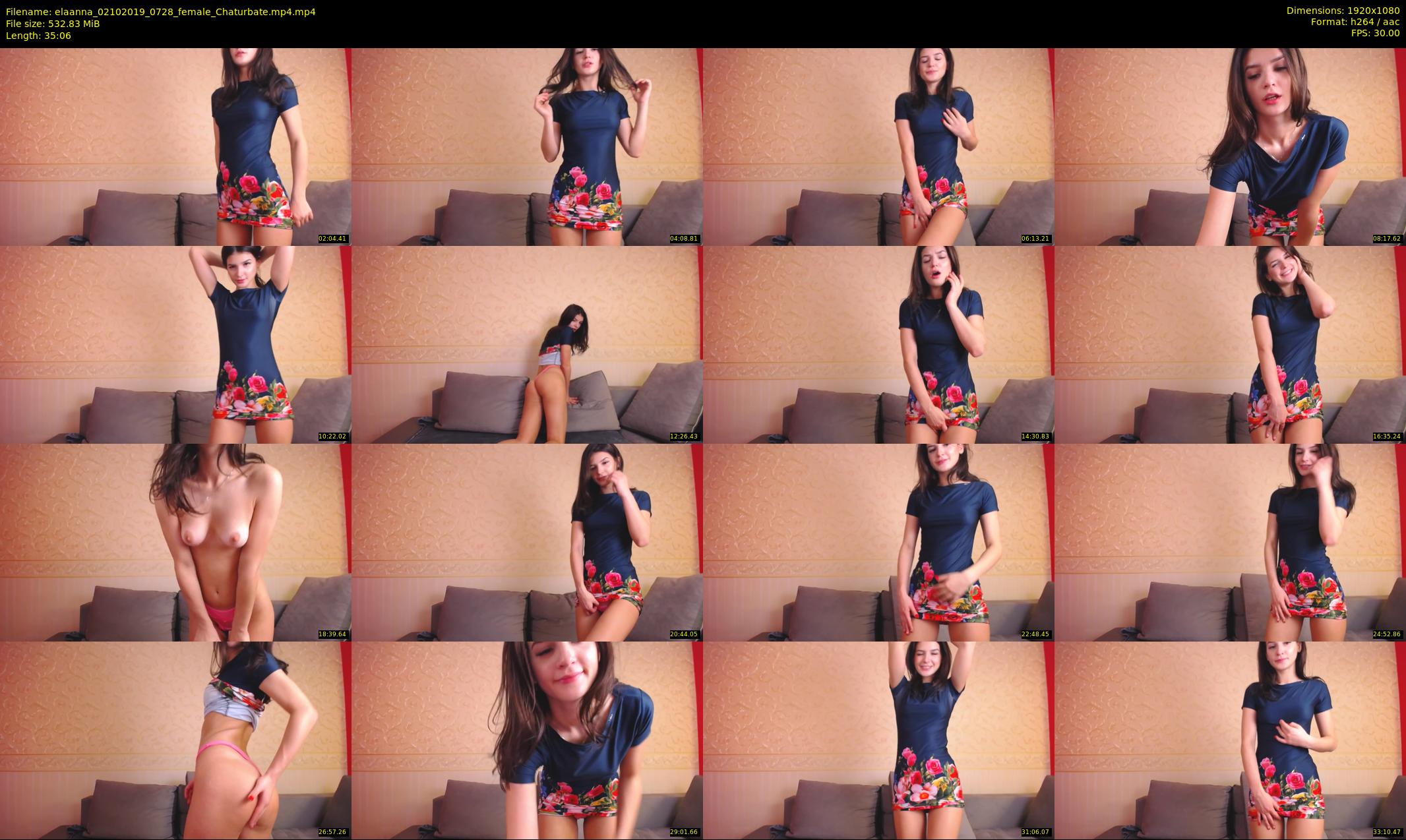 elaanna — 36 minute Chaturbate female cam show recording, 1080p, Oct 2, 2019
