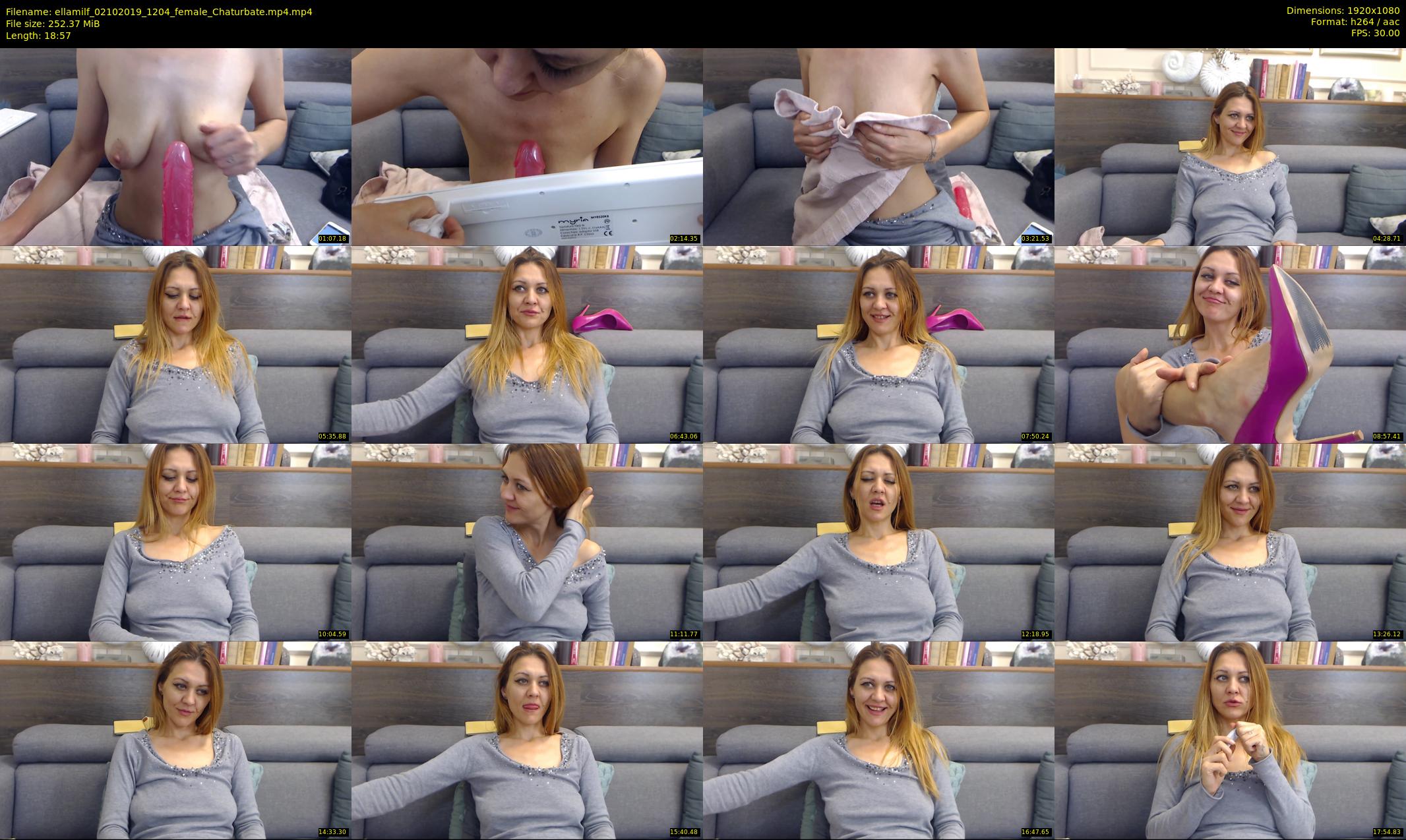 ellamilf — 19 minute Chaturbate female cam show recording, 1080p, Oct 2, 2019