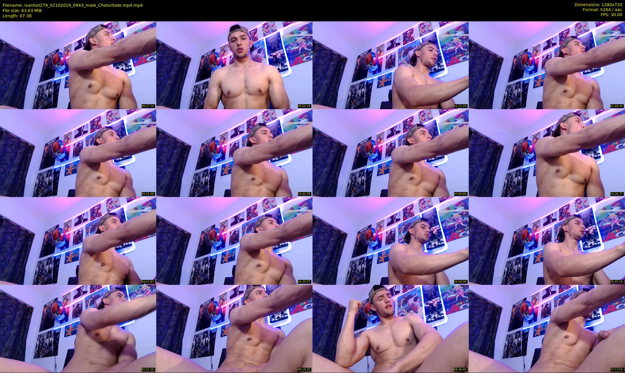 ivanhot279 — 8 minute Chaturbate male cam show recording, 720p, Oct 2, 2019