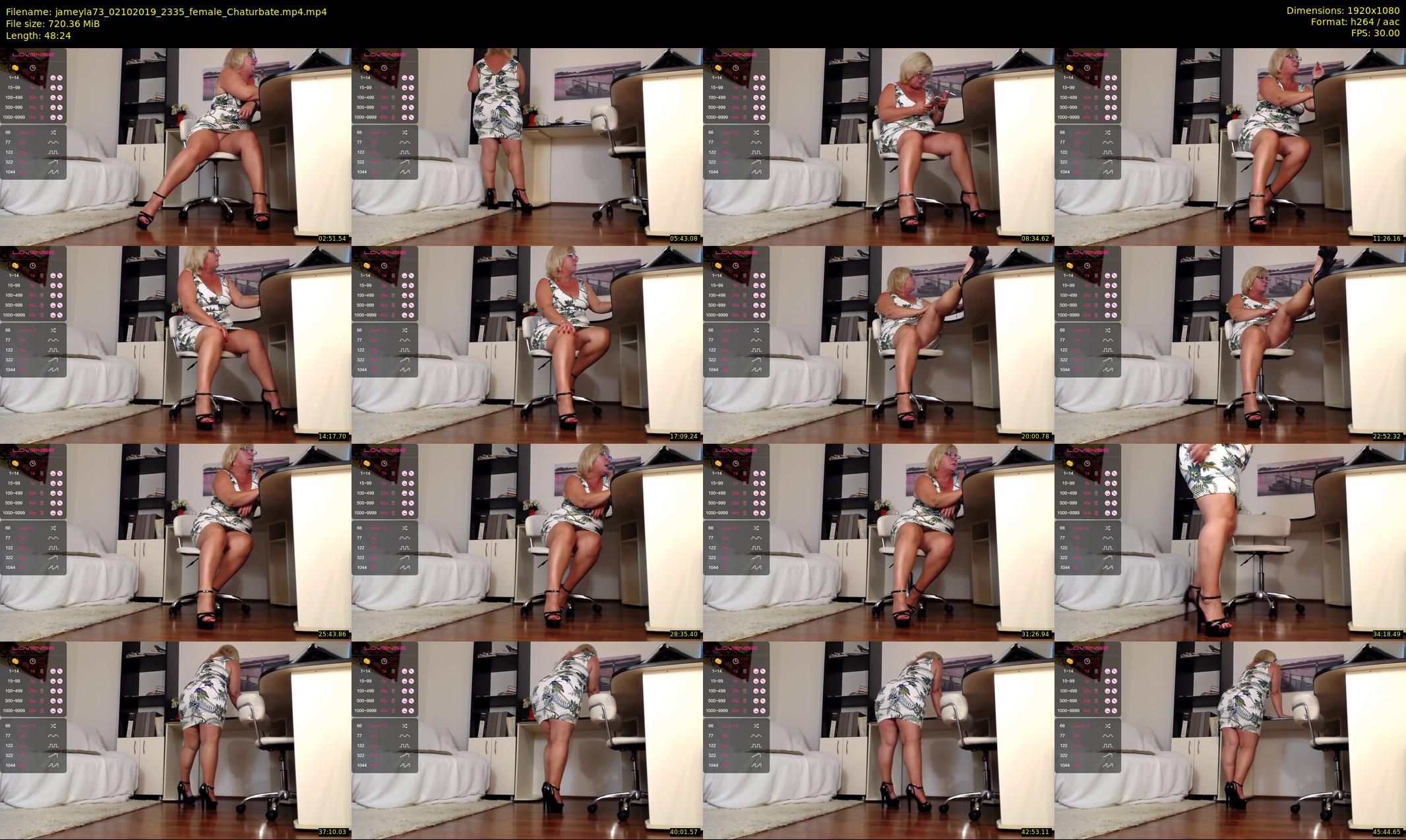 jameyla73 — 49 minute Chaturbate female cam show recording, 1080p, Oct 2, 2019