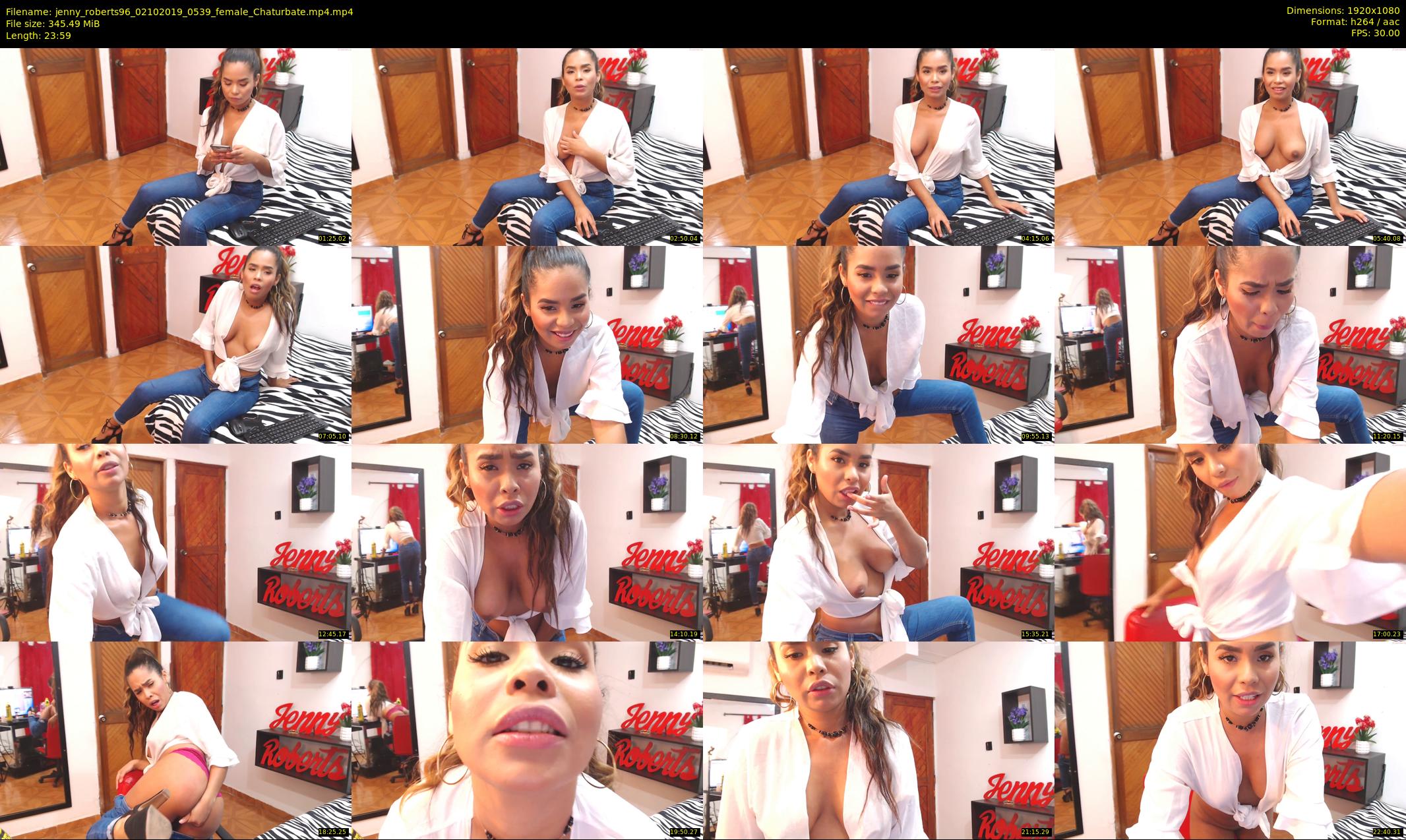 jenny_roberts96 — 24 minute Chaturbate female cam show recording, 1080p, Oct 2, 2019