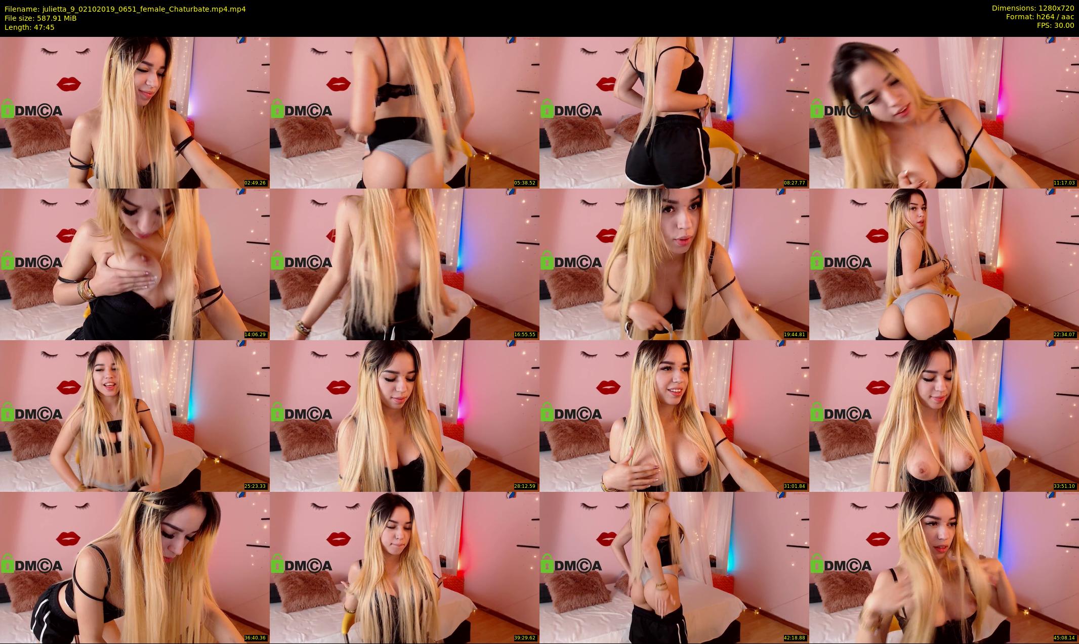 julietta_9 — 48 minute Chaturbate female cam show recording, 720p, Oct 2, 2019
