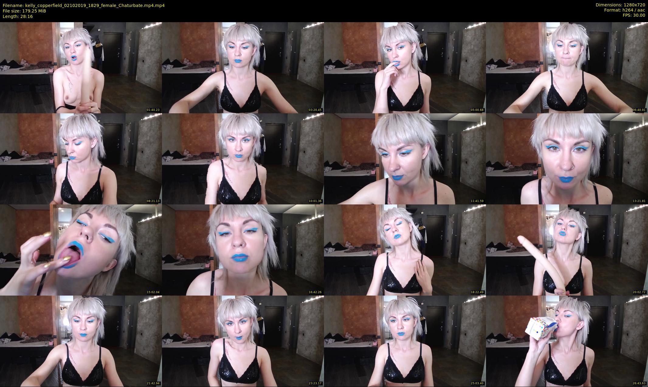 kelly_copperfield — 29 minute Chaturbate female cam show recording, 720p, Oct 2, 2019