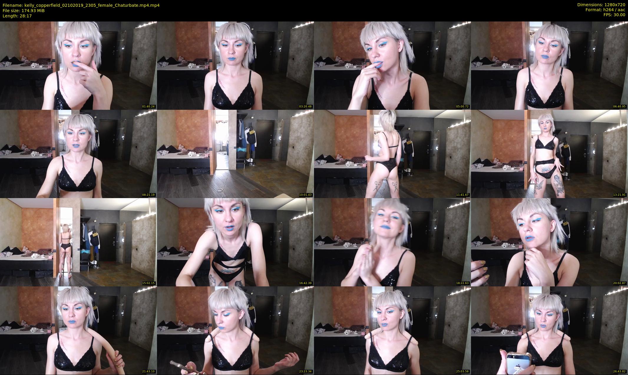 kelly_copperfield — 29 minute Chaturbate female cam show recording, 720p, Oct 2, 2019