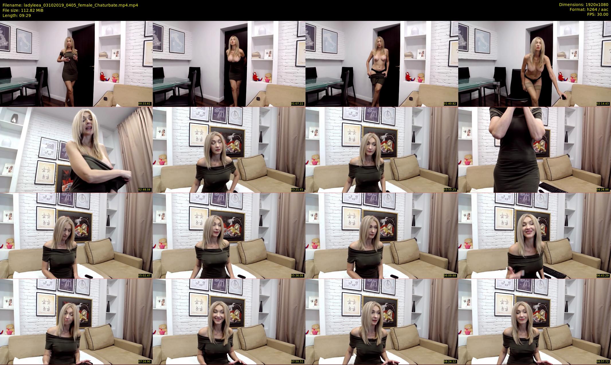 ladyleea — 10 minute Chaturbate female cam show recording, 1080p, Oct 3, 2019