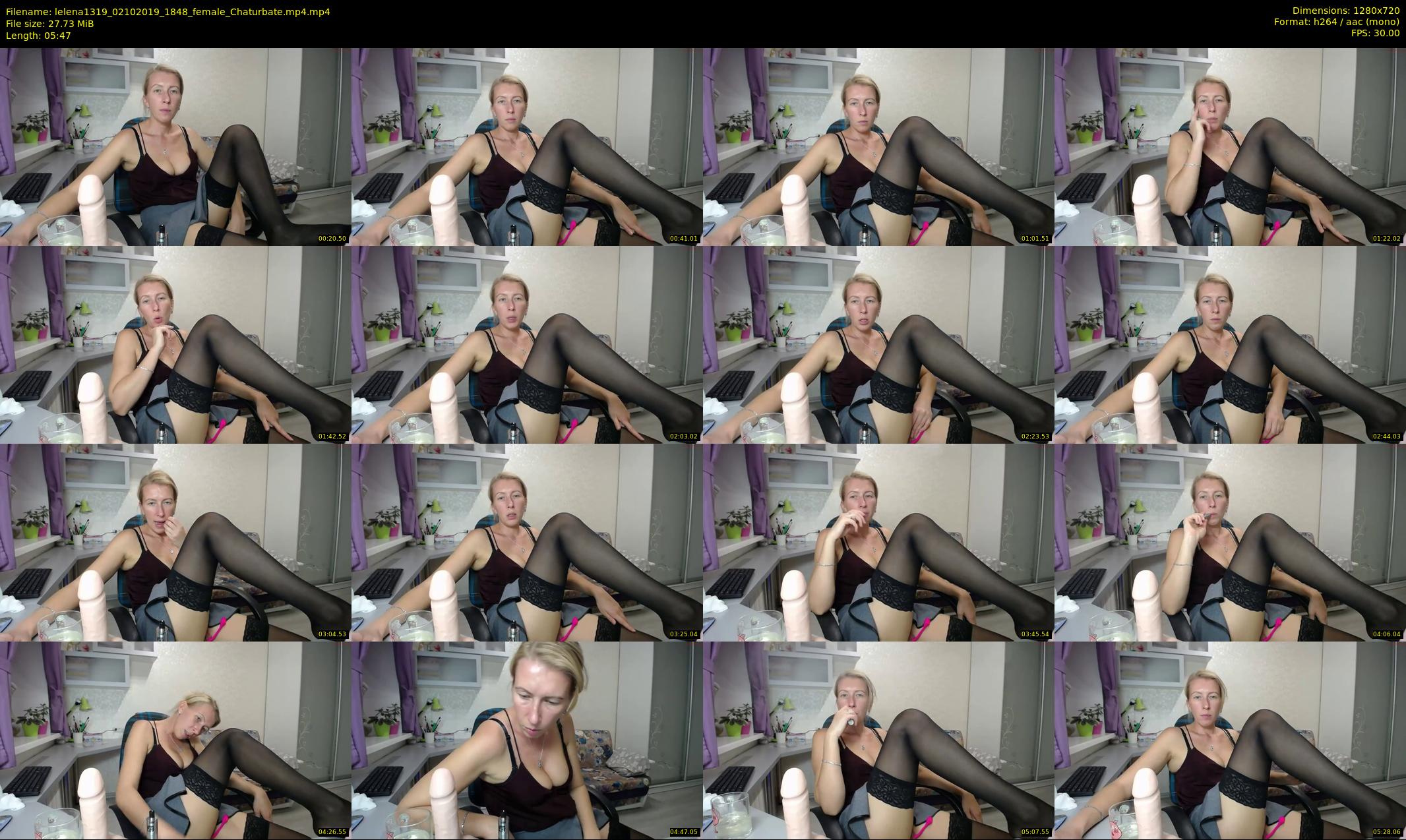 lelena1319 — 6 minute Chaturbate female cam show recording, 720p, Oct 2, 2019