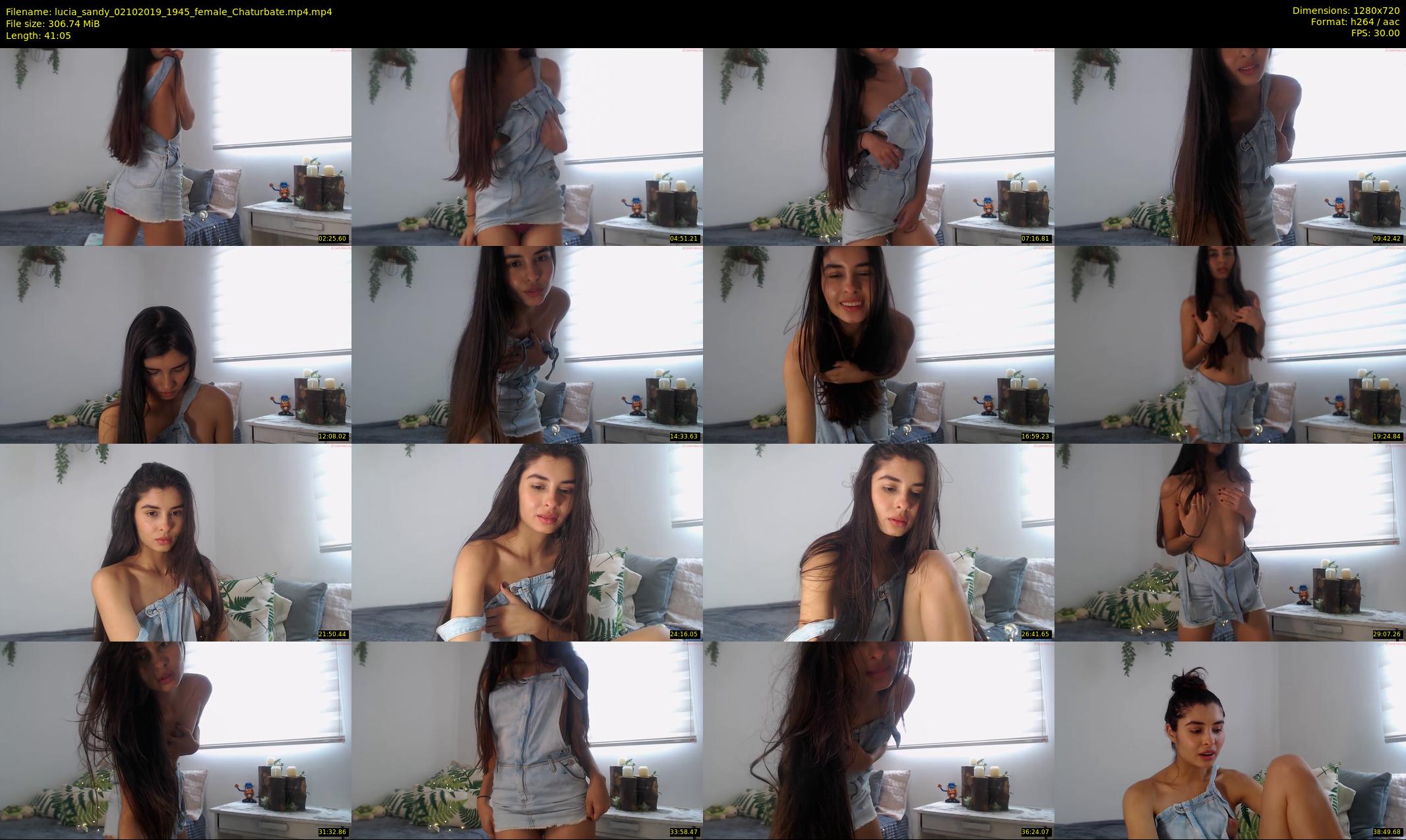 lucia_sandy — 42 minute Chaturbate female cam show recording, 720p, Oct 2, 2019