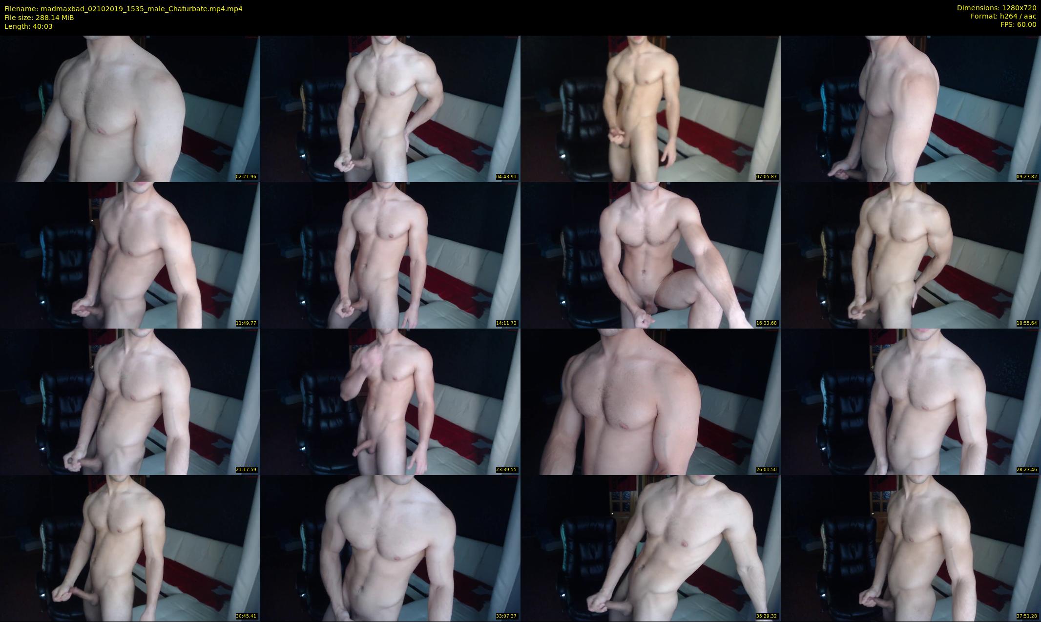 madmaxbad — 41 minute Chaturbate male cam show recording, 720p, Oct 2, 2019