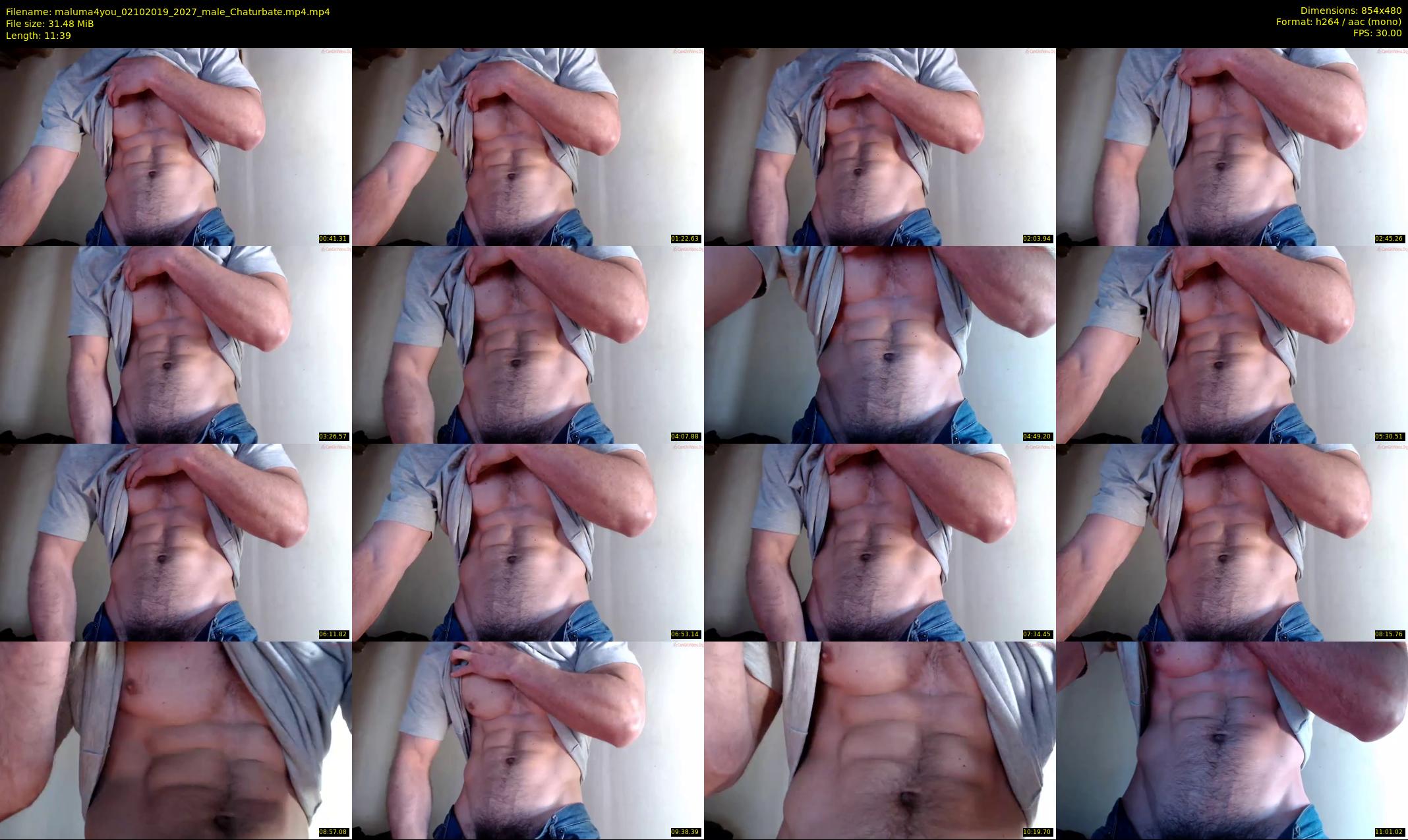 maluma4you — 12 minute Chaturbate male cam show recording, 480p, Oct 2, 2019