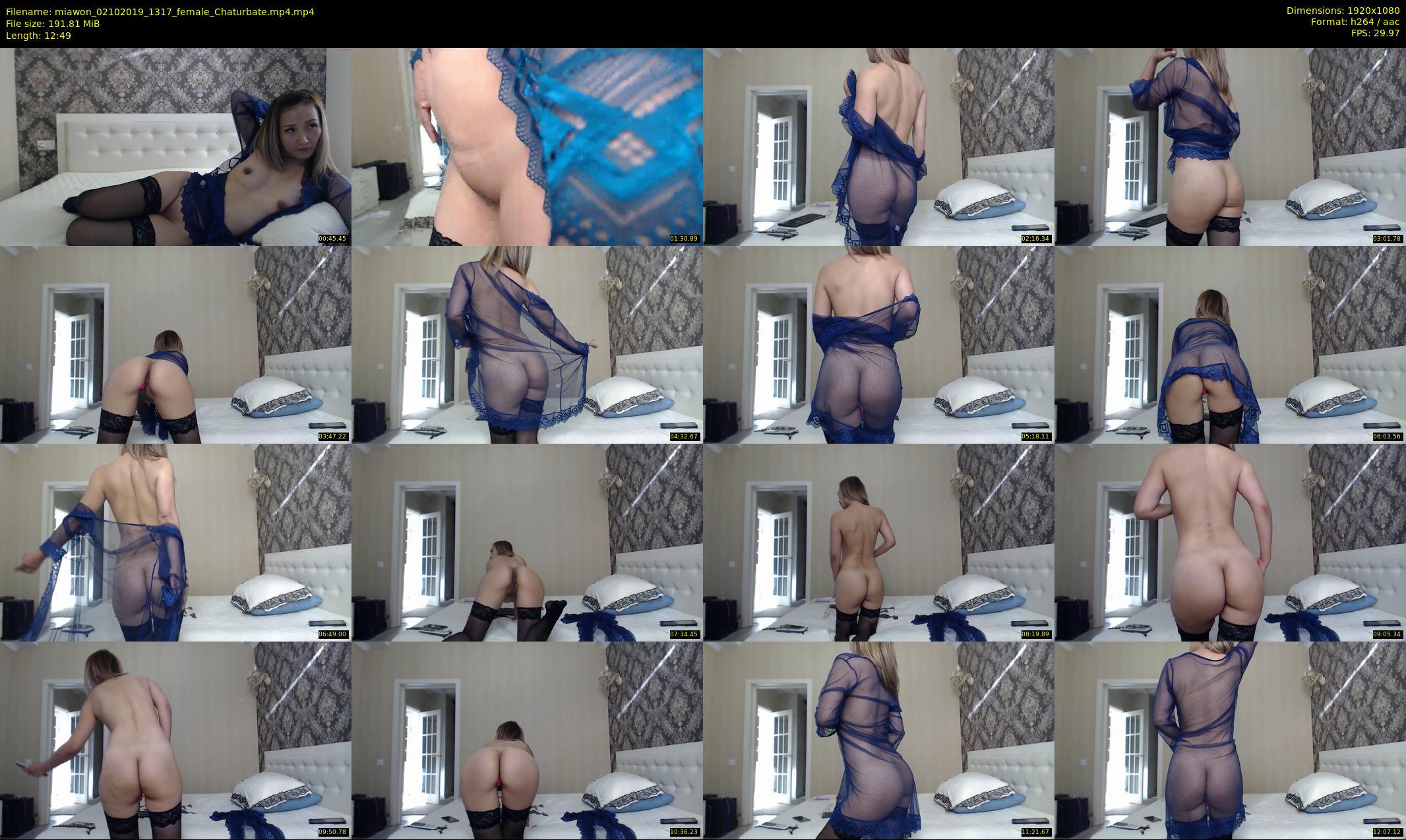miawon — 13 minute Chaturbate female cam show recording, 1080p, Oct 2, 2019
