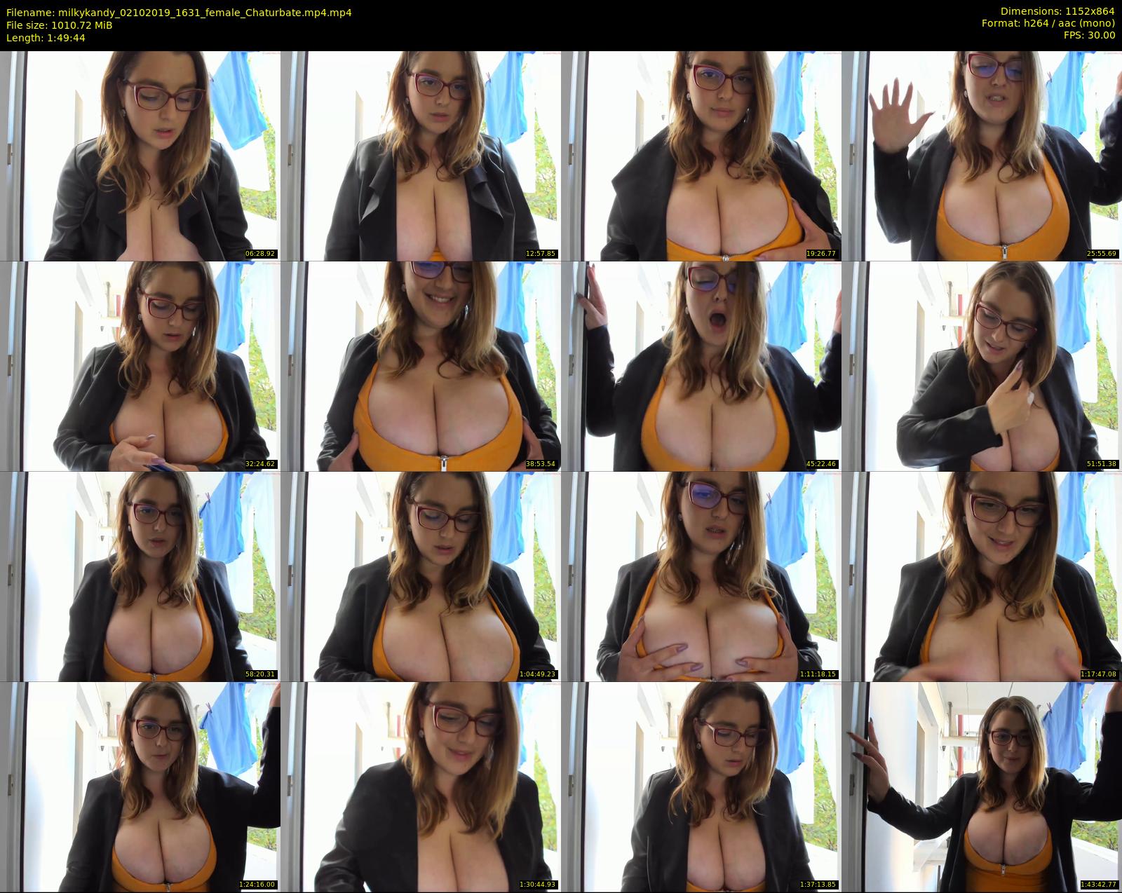 milkykandy — 110 minute Chaturbate female cam show recording, 720p, Oct 2, 2019