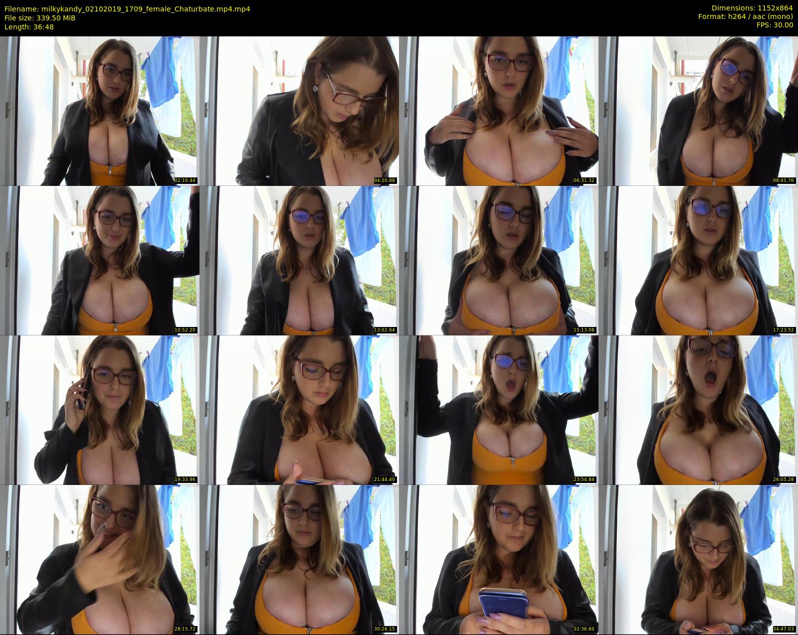 milkykandy — 37 minute Chaturbate female cam show recording, 720p, Oct 2, 2019