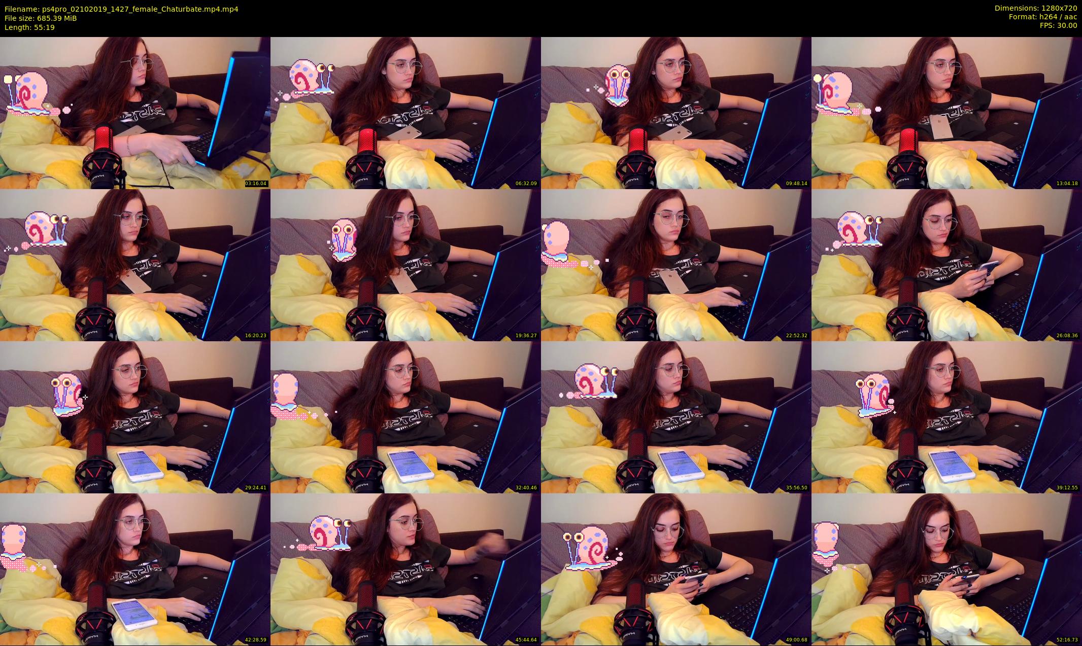 ps4pro — 56 minute Chaturbate female cam show recording, 720p, Oct 2, 2019