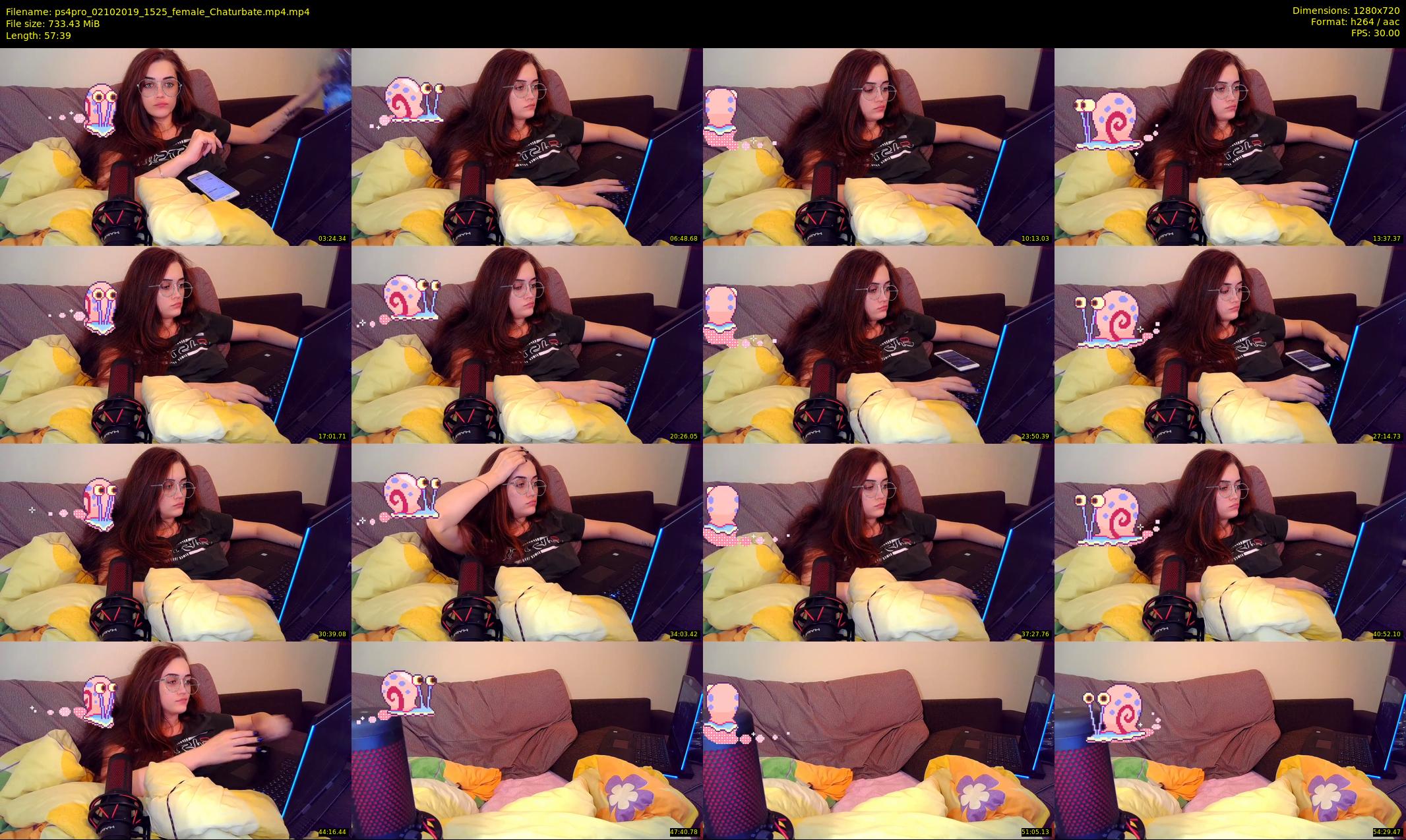 ps4pro — 58 minute Chaturbate female cam show recording, 720p, Oct 2, 2019