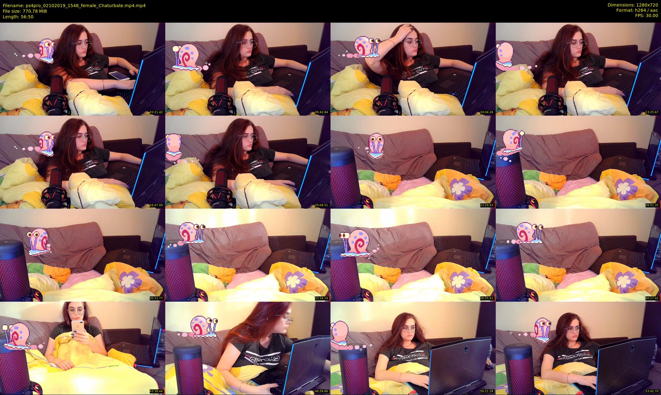 ps4pro — 57 minute Chaturbate female cam show recording, 720p, Oct 2, 2019
