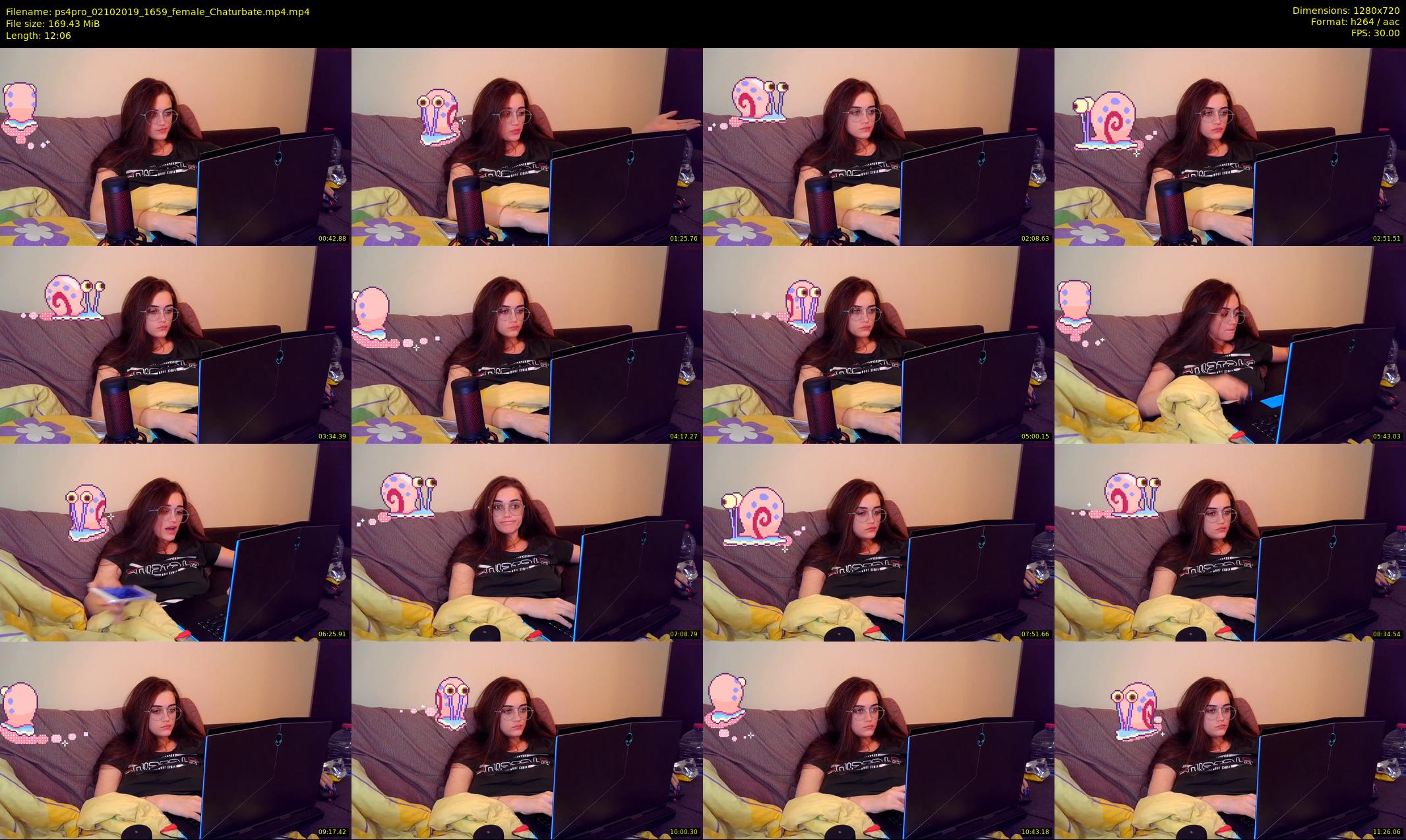 ps4pro — 13 minute Chaturbate female cam show recording, 720p, Oct 2, 2019