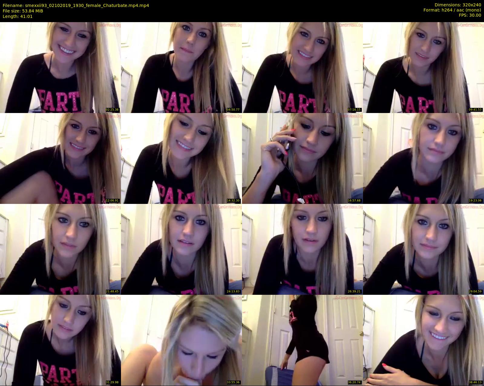 smexxii93 — 42 minute Chaturbate female cam show recording, SD, Oct 2, 2019