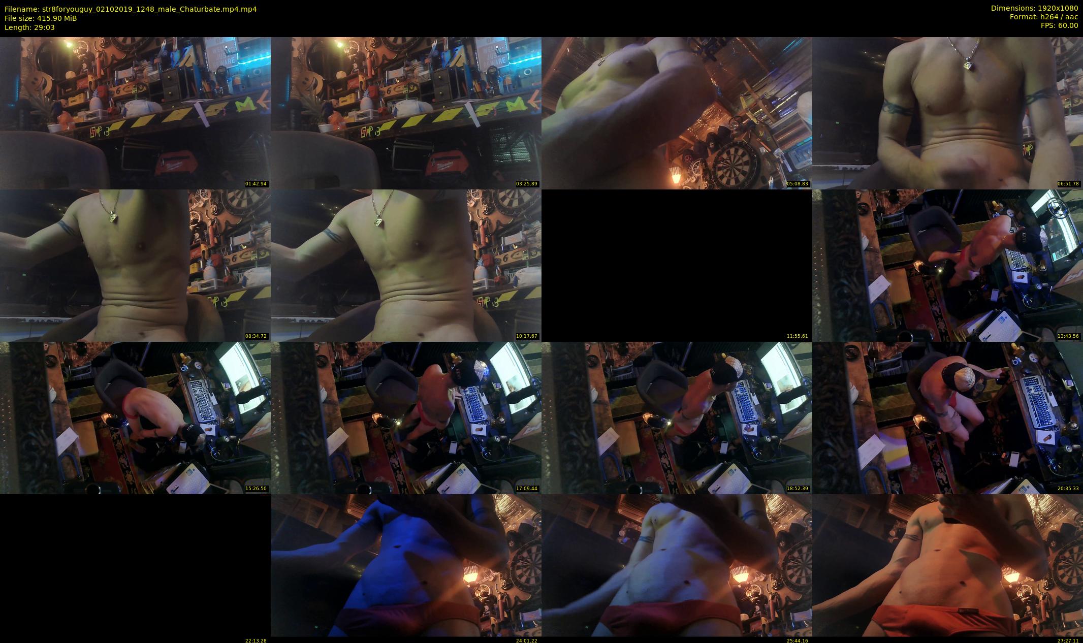 str8foryouguy — 30 minute Chaturbate male cam show recording, 1080p, Oct 2, 2019