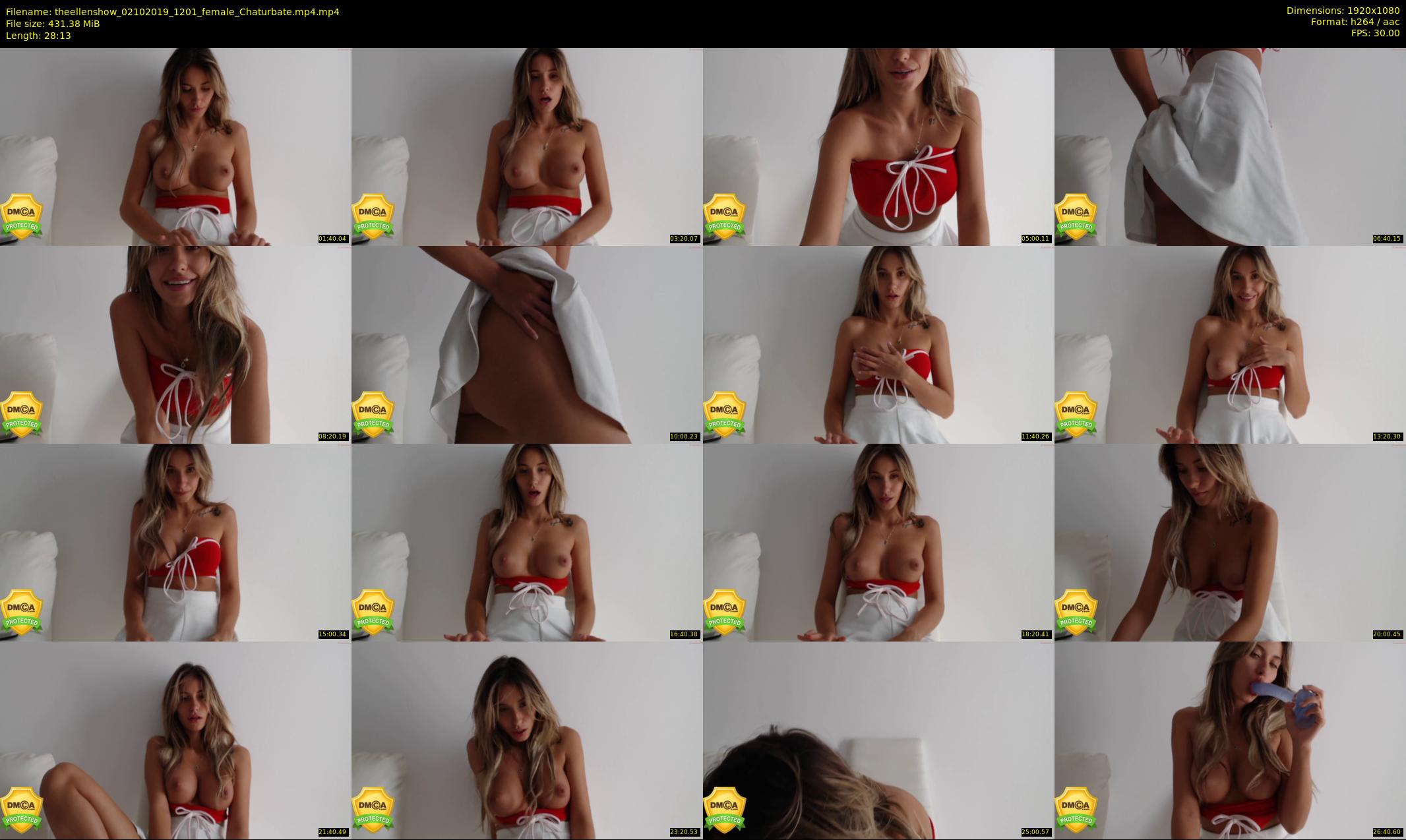 theellenshow — 29 minute Chaturbate female cam show recording, 1080p, Oct 2, 2019