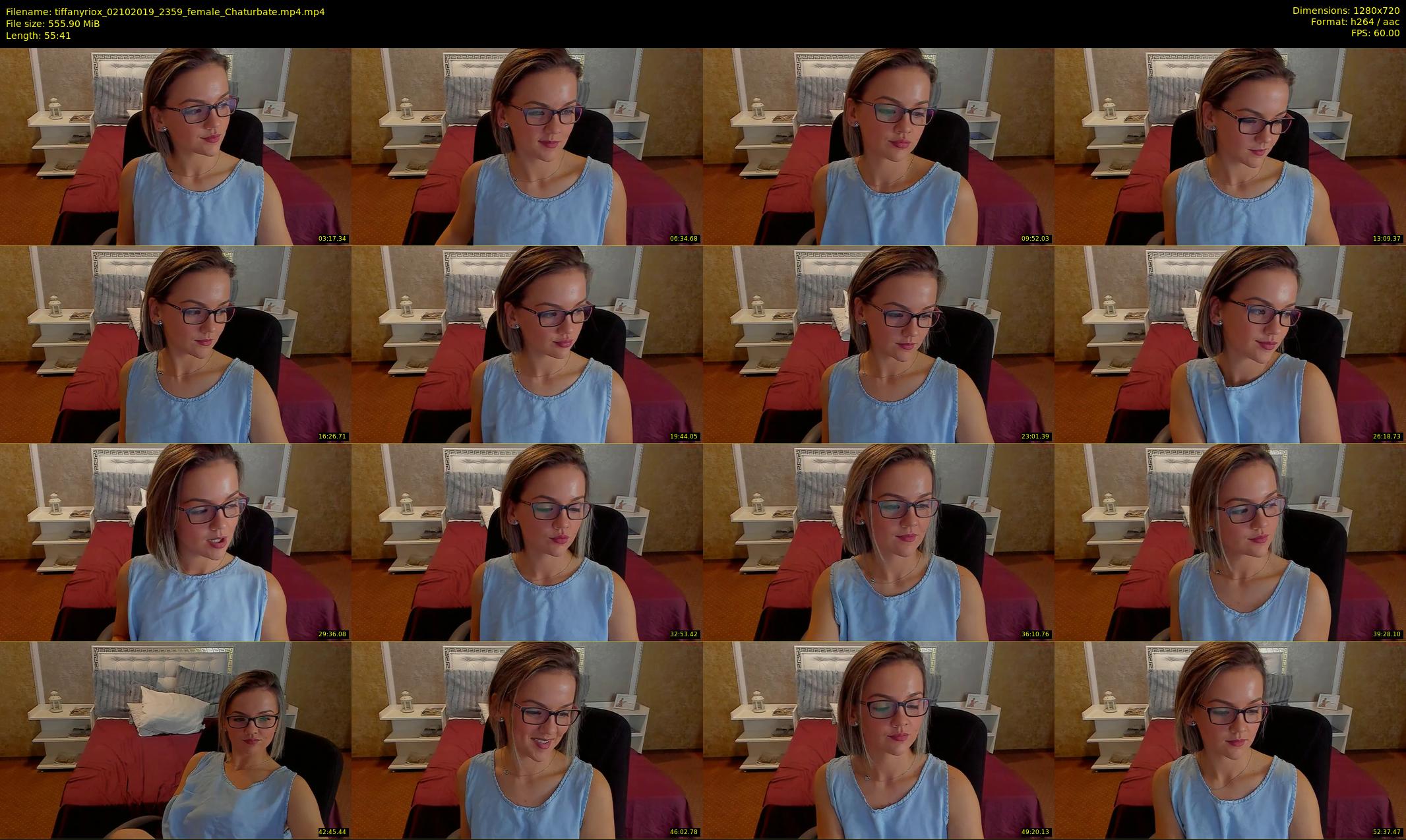 tiffanyriox — 56 minute Chaturbate female cam show recording, 720p, Oct 2, 2019