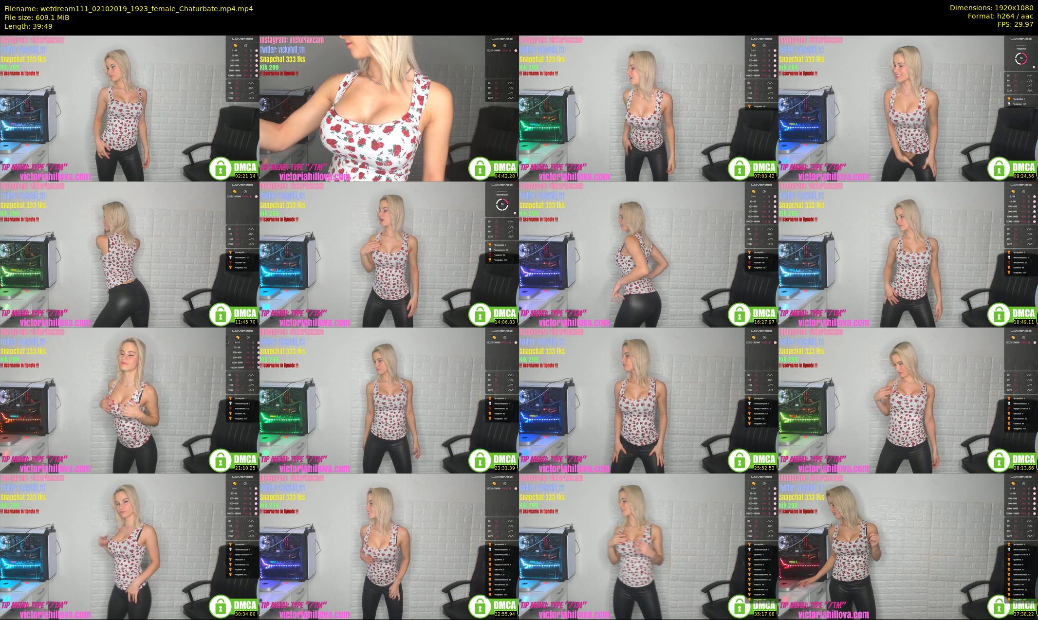wetdream111 — 40 minute Chaturbate couple cam show recording, 1080p, Oct 2, 2019