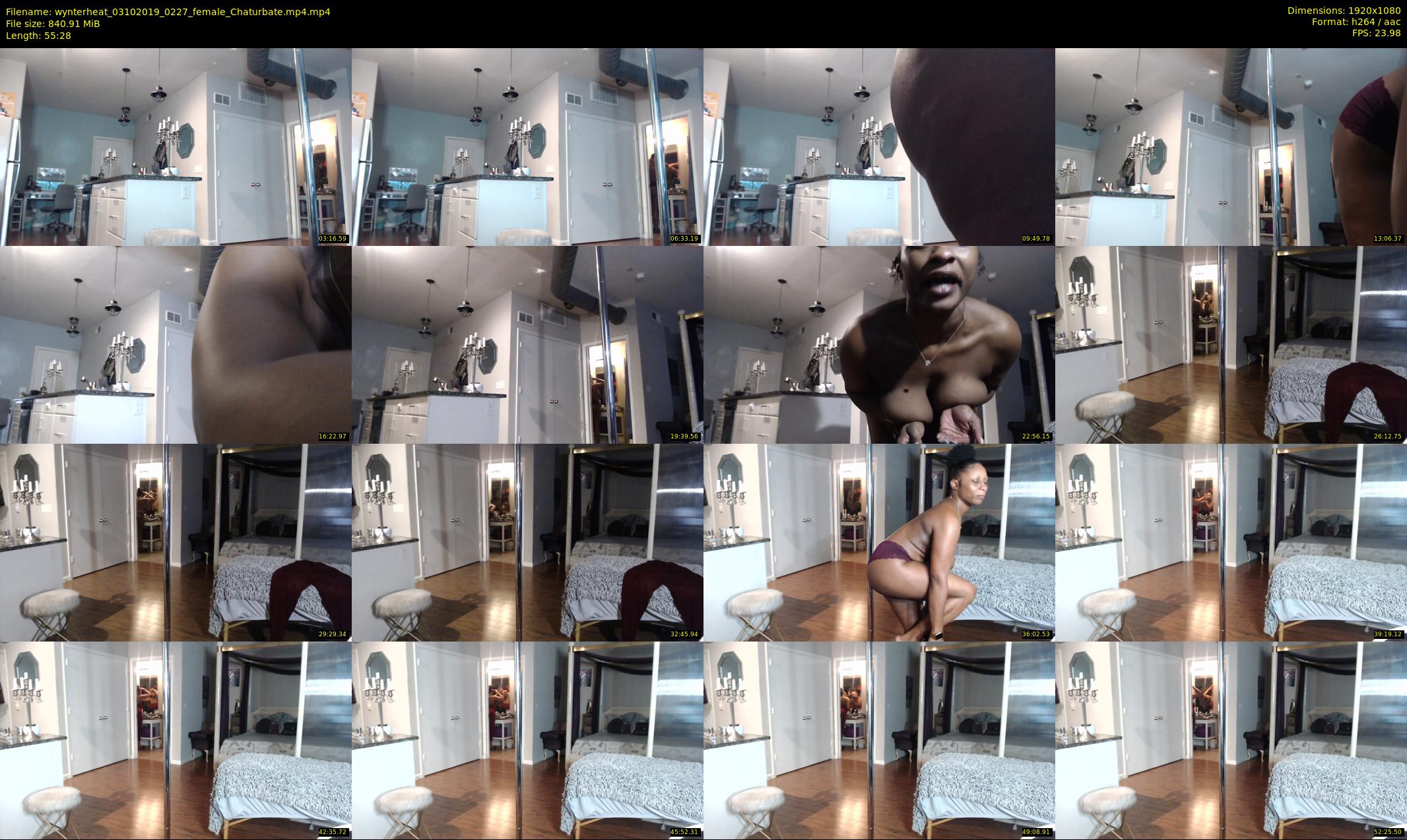 wynterheat — 56 minute Chaturbate female cam show recording, 1080p, Oct 3, 2019