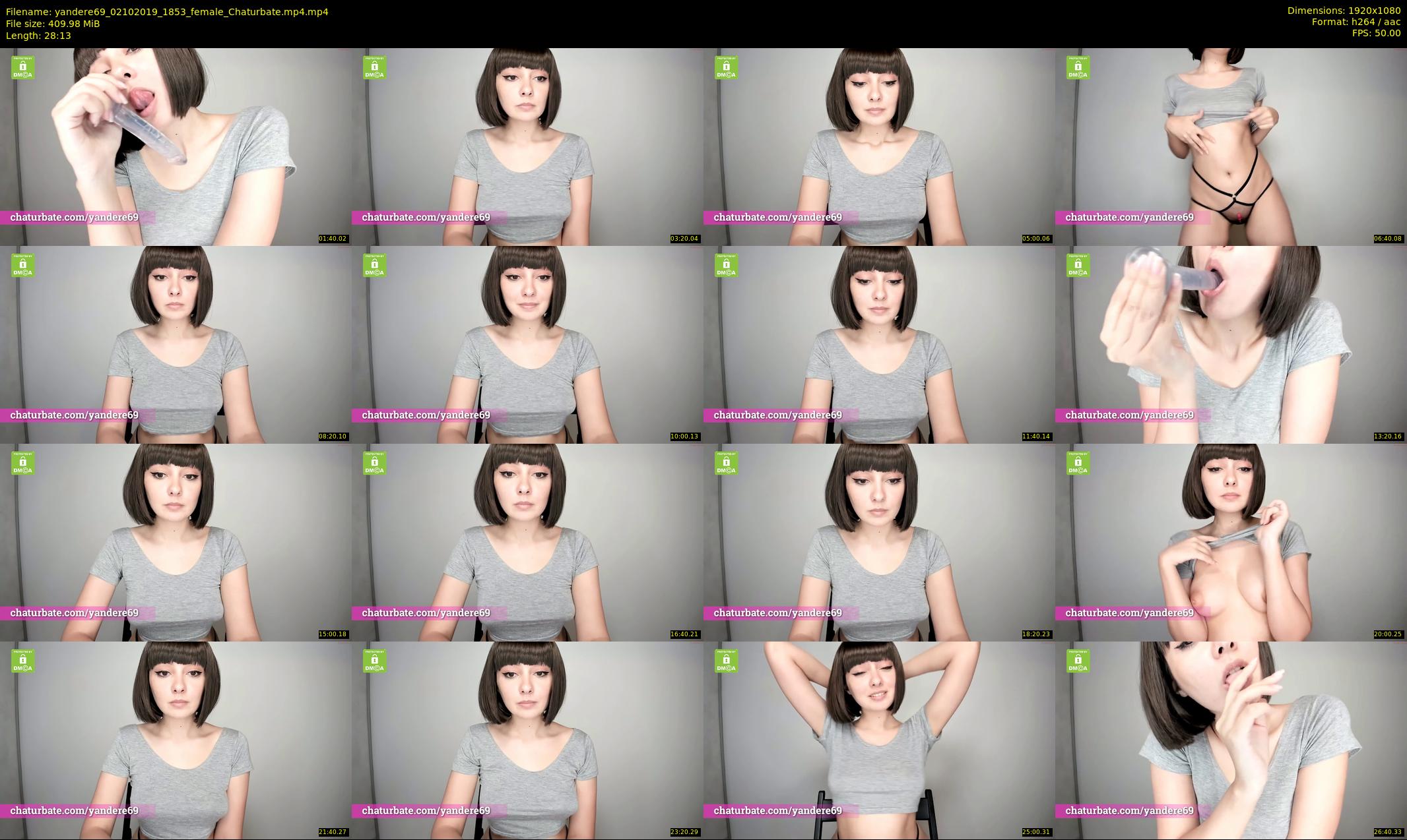 yandere69 — 29 minute Chaturbate female cam show recording, 1080p, Oct 2, 2019