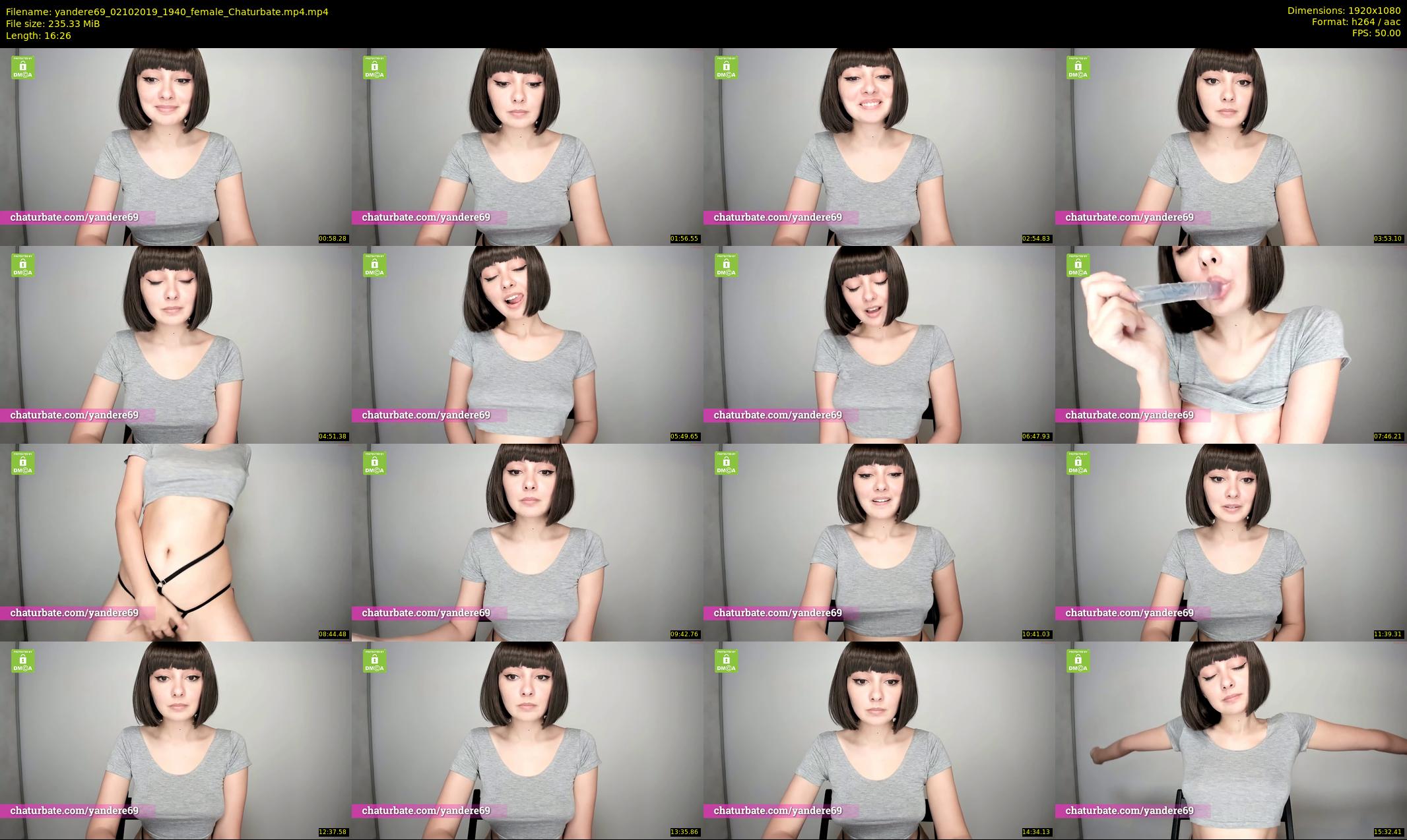 yandere69 — 17 minute Chaturbate female cam show recording, 1080p, Oct 2, 2019