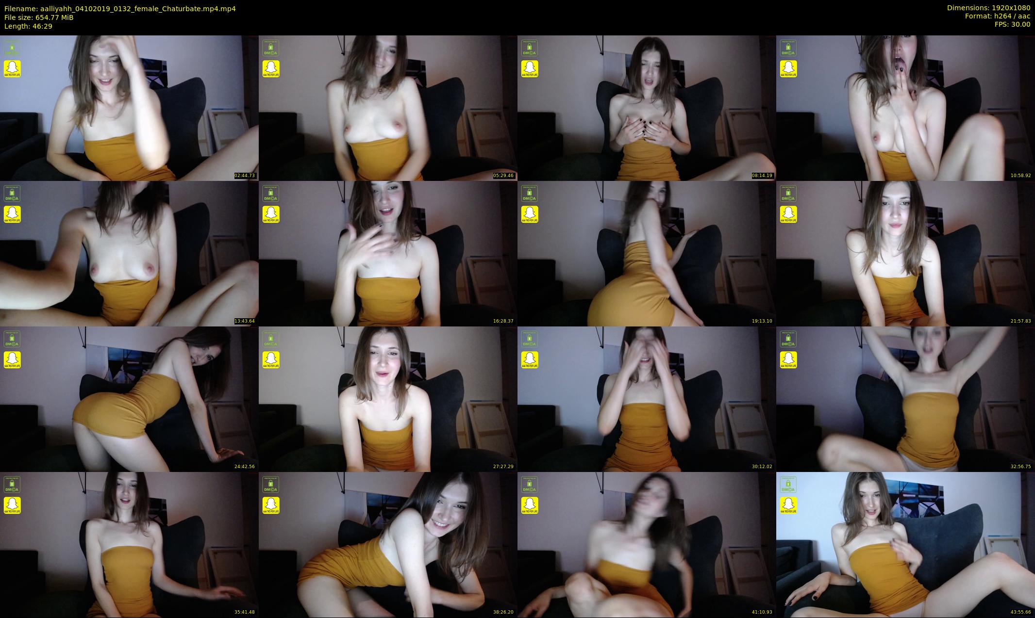 aalliyahh — 47 minute Chaturbate female cam show recording, 1080p, Oct 4, 2019